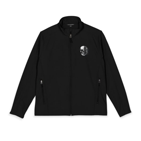 Embroidered Floral Globe Soft Shell Jacket