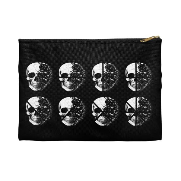 Skull Moon Phases Accessory Pouch