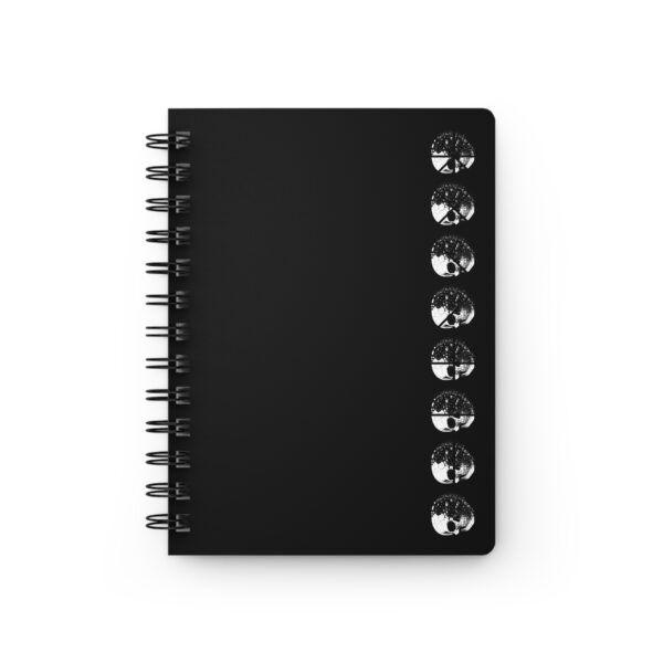 Moon Phases Spiral Journal