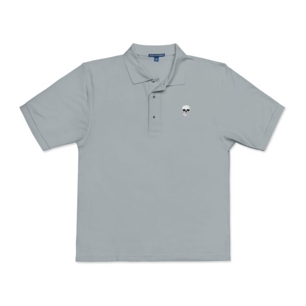 Skull & Roses Embroidered Polo Shirt