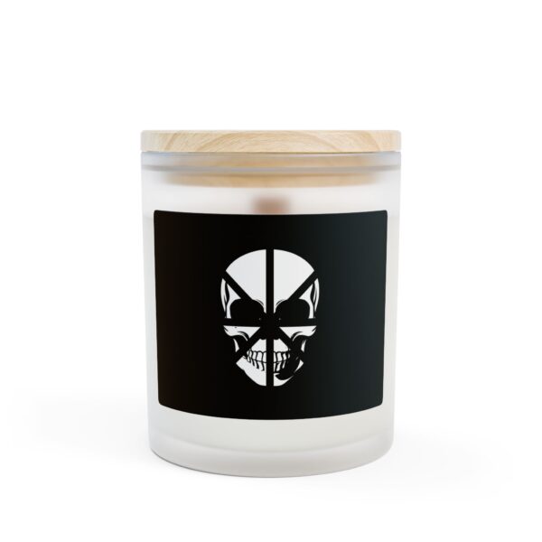 Skull Break Frosted Glass Candle