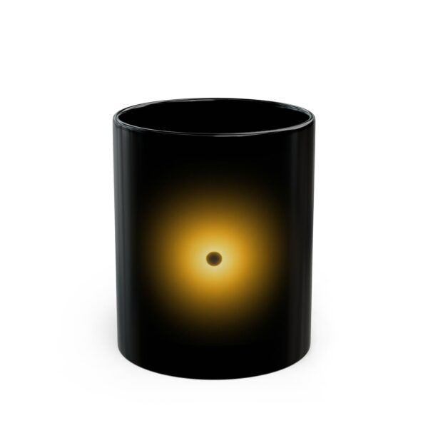 Solar Eclipse Black Mug