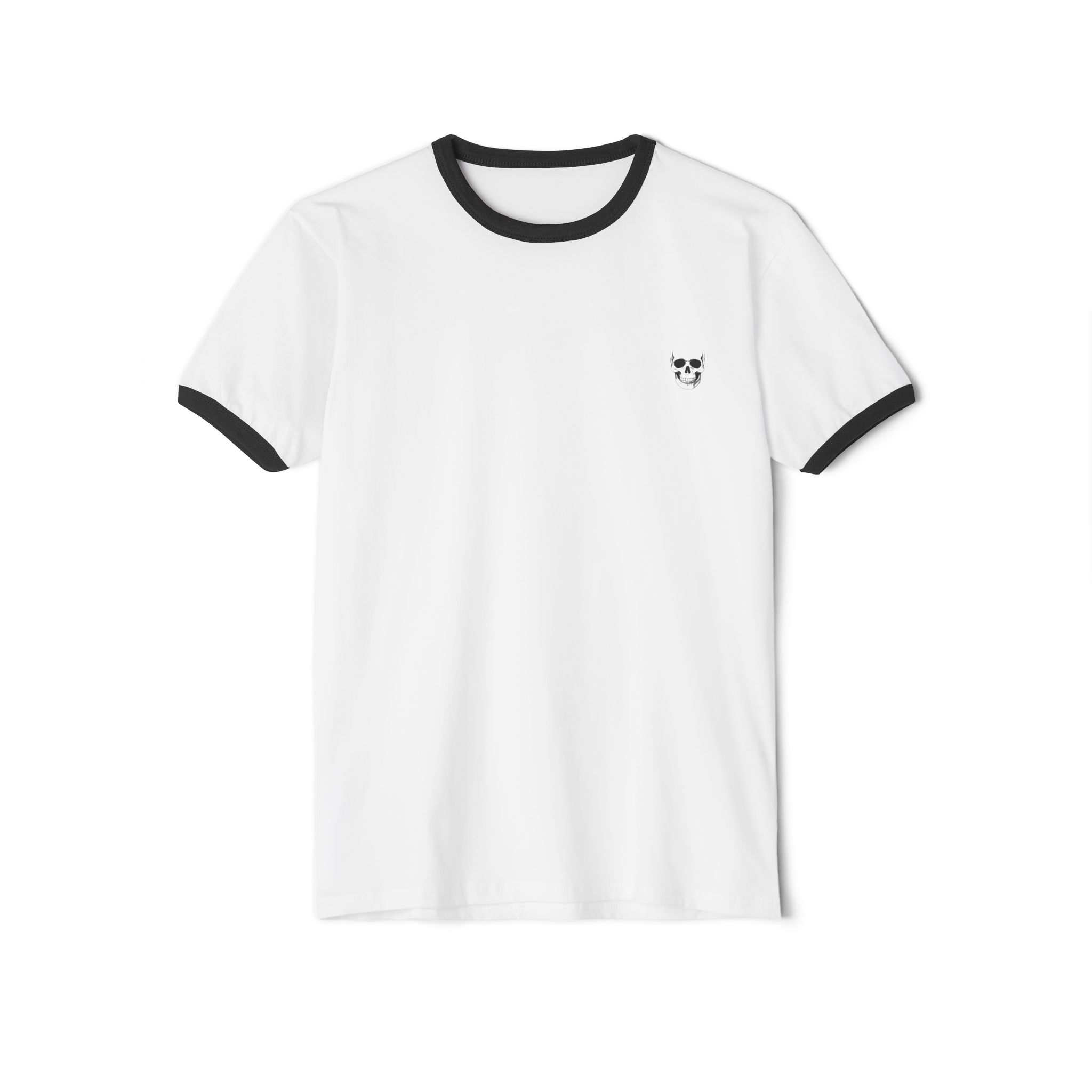 Panda Pocket Ringer T-Shirt — Minimal Cute Graphic Tee - Image 2