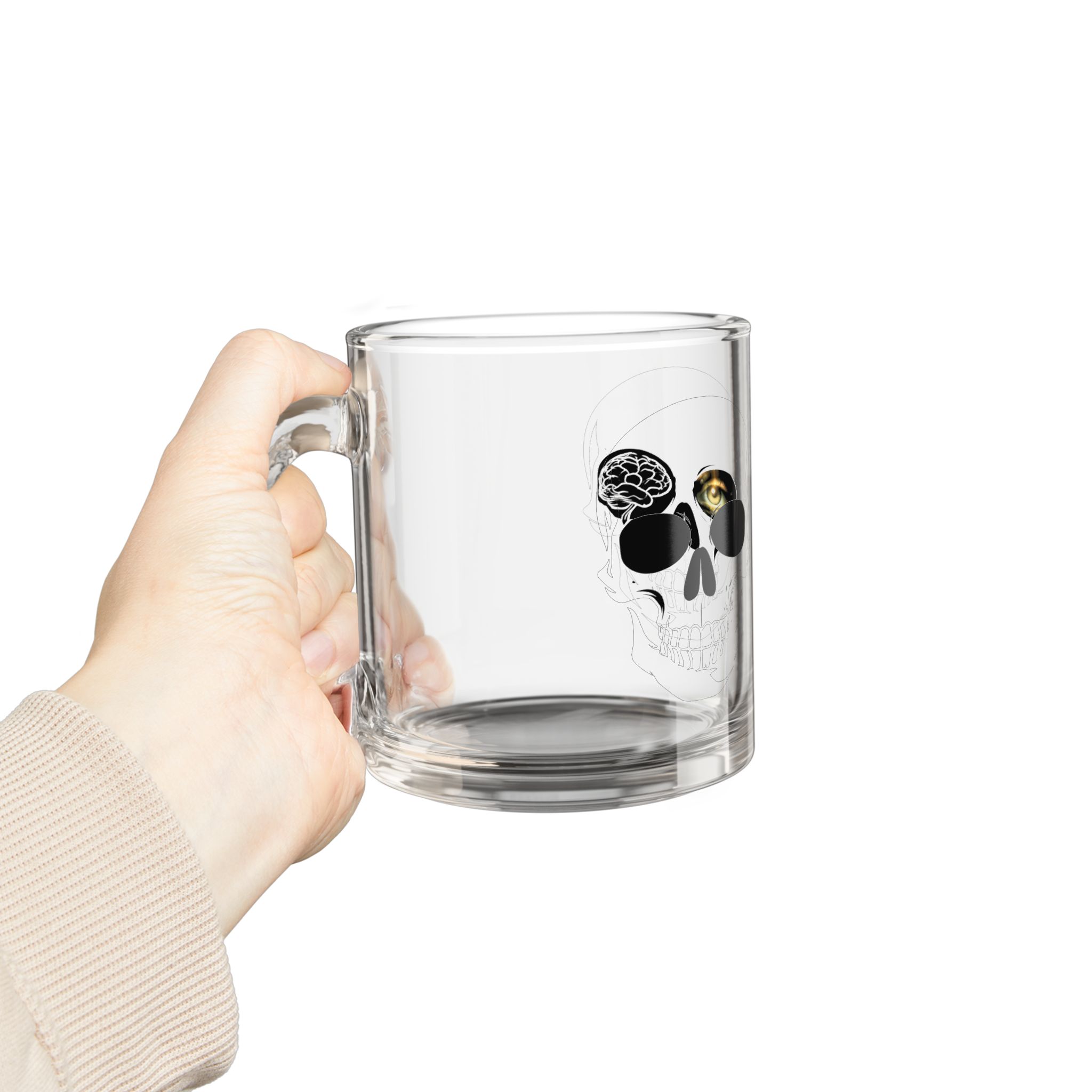 YHRK Glass Mug — The Awakening · LVL1 to LVL2 · Skull Series - Image 8