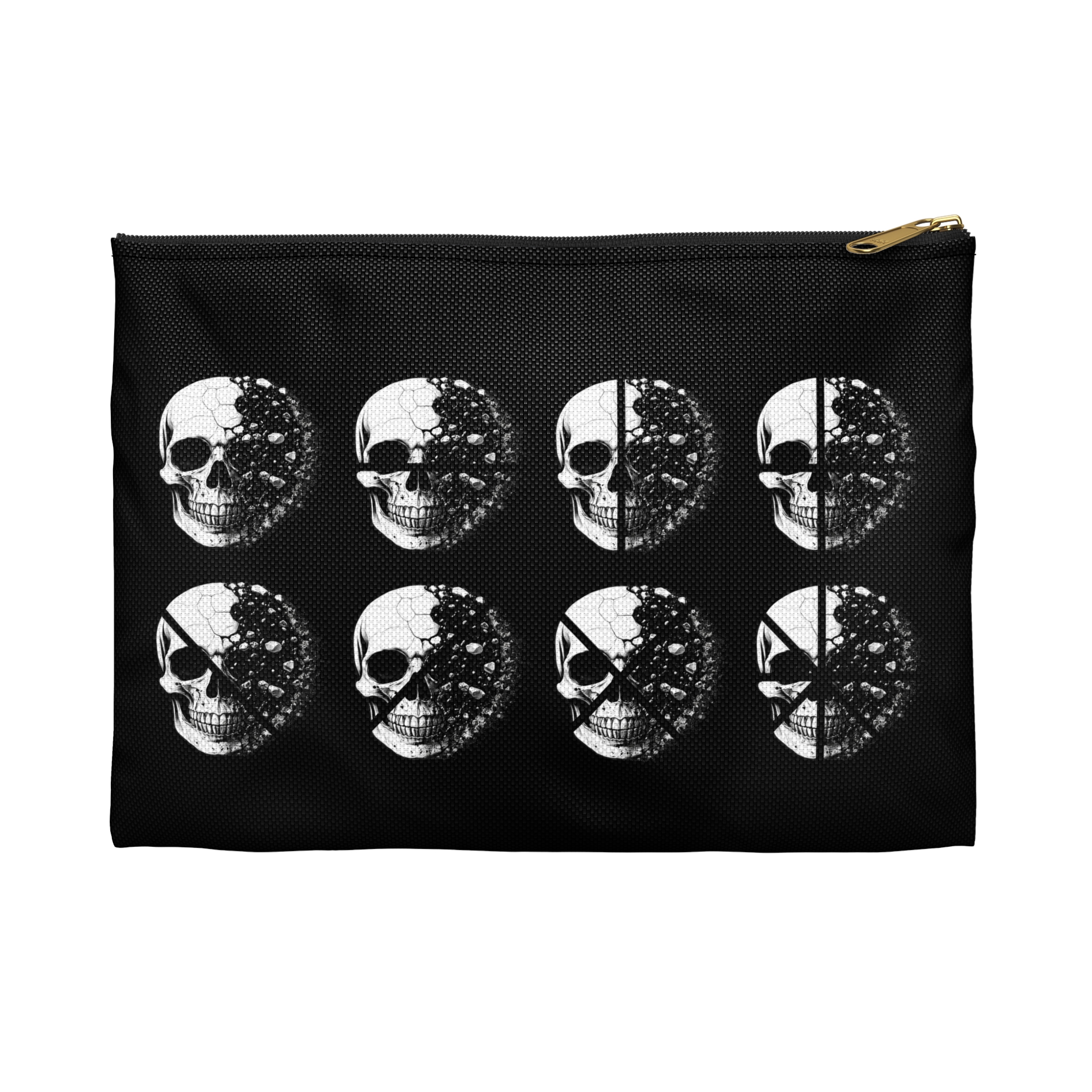 Skull Moon Phases Accessory Pouch - Image 2