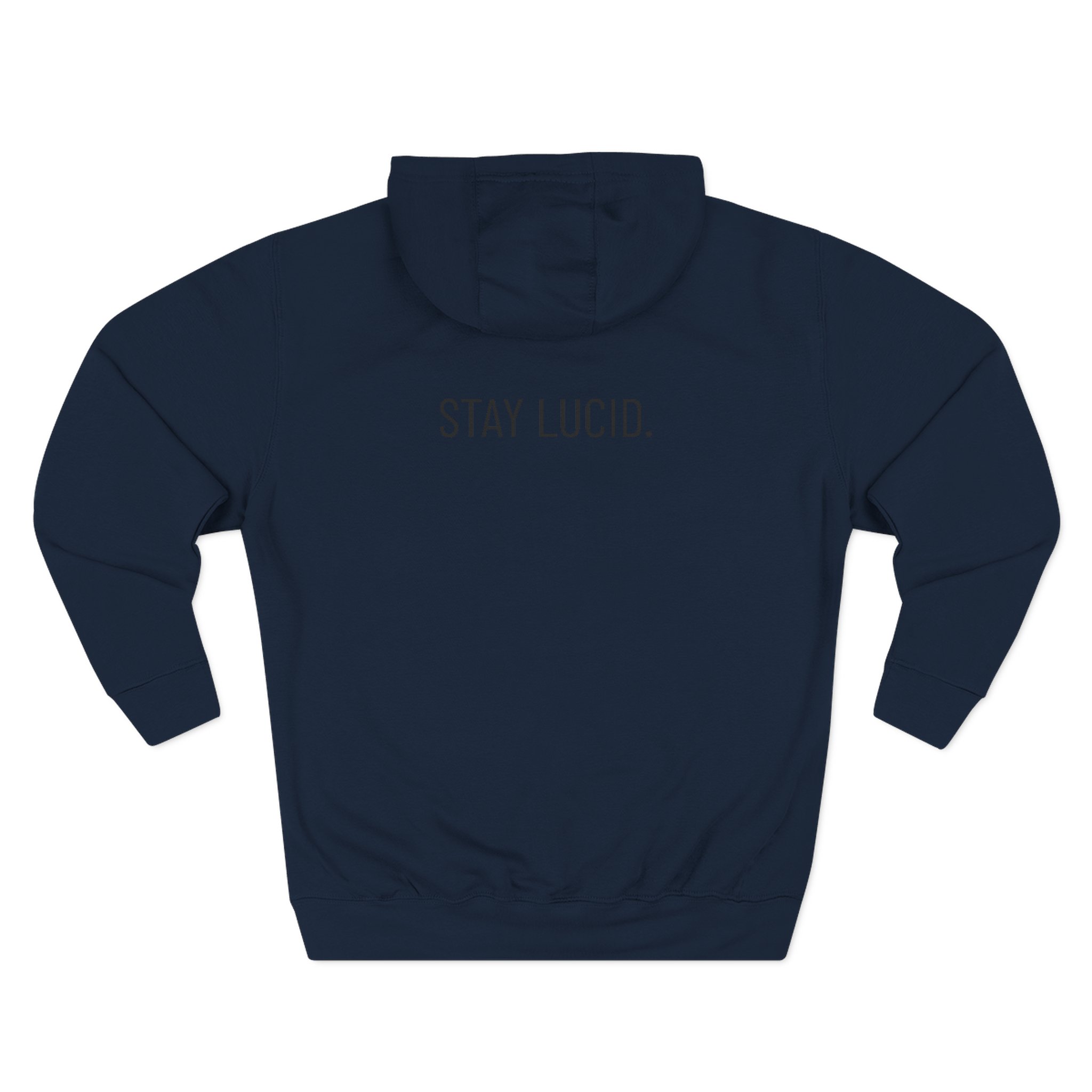 Stay Lucid Hoodie — Minimal Lunar Skull Graphic Pullover - Image 46