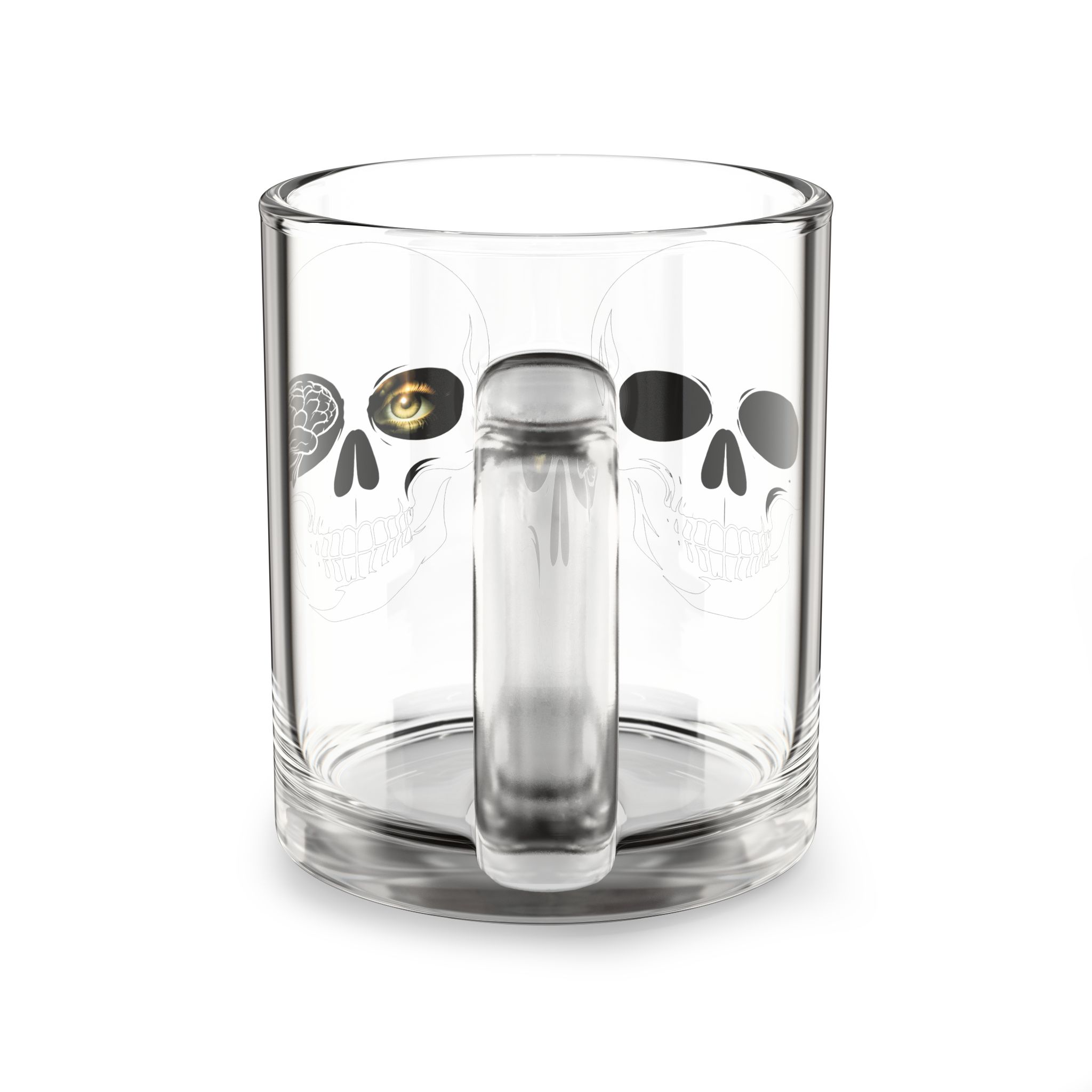 YHRK Glass Mug — The Awakening · LVL1 to LVL2 · Skull Series - Image 4