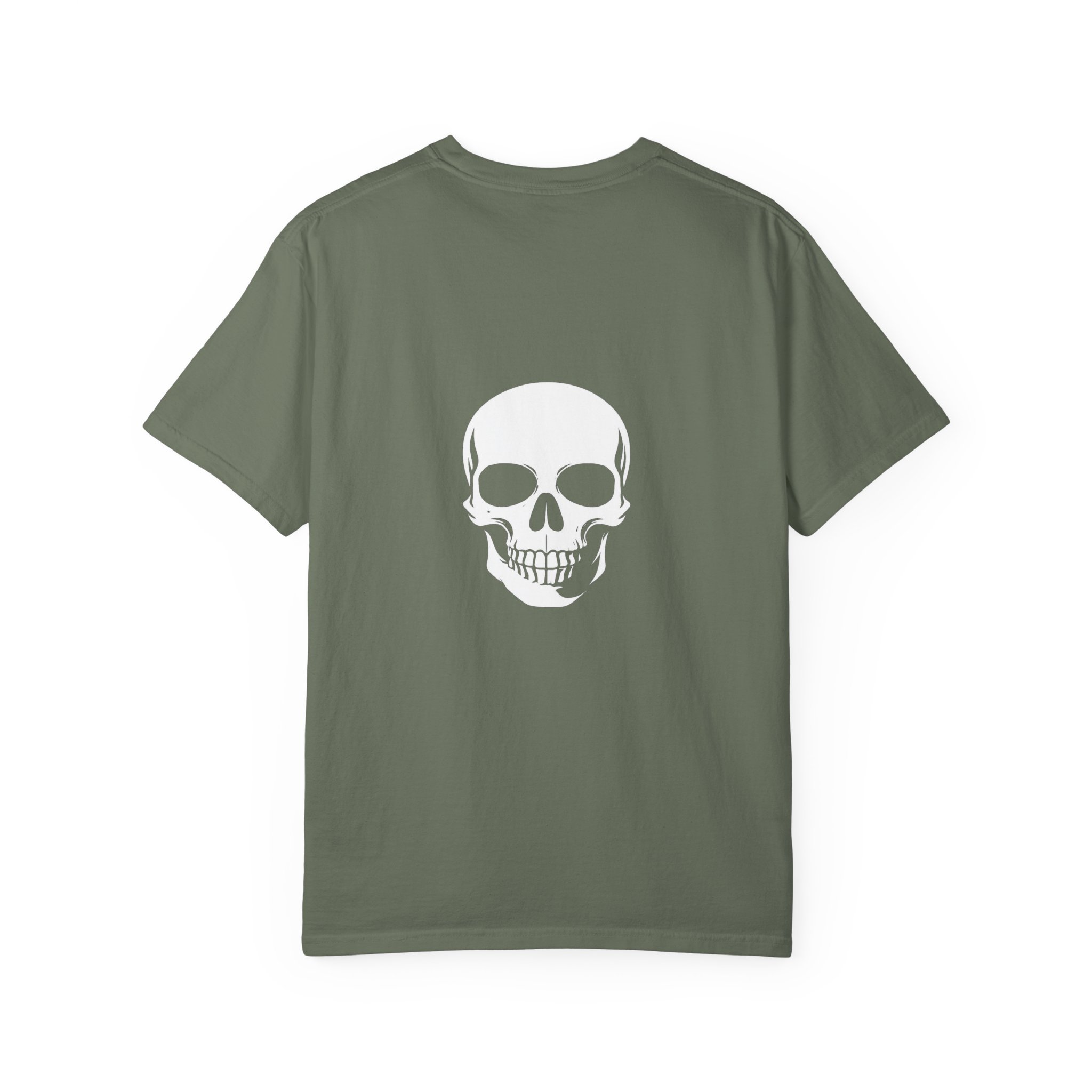 Skull Back Tee — 'Keep Going' Minimalist Garment-Dyed T-Shirt - Image 18