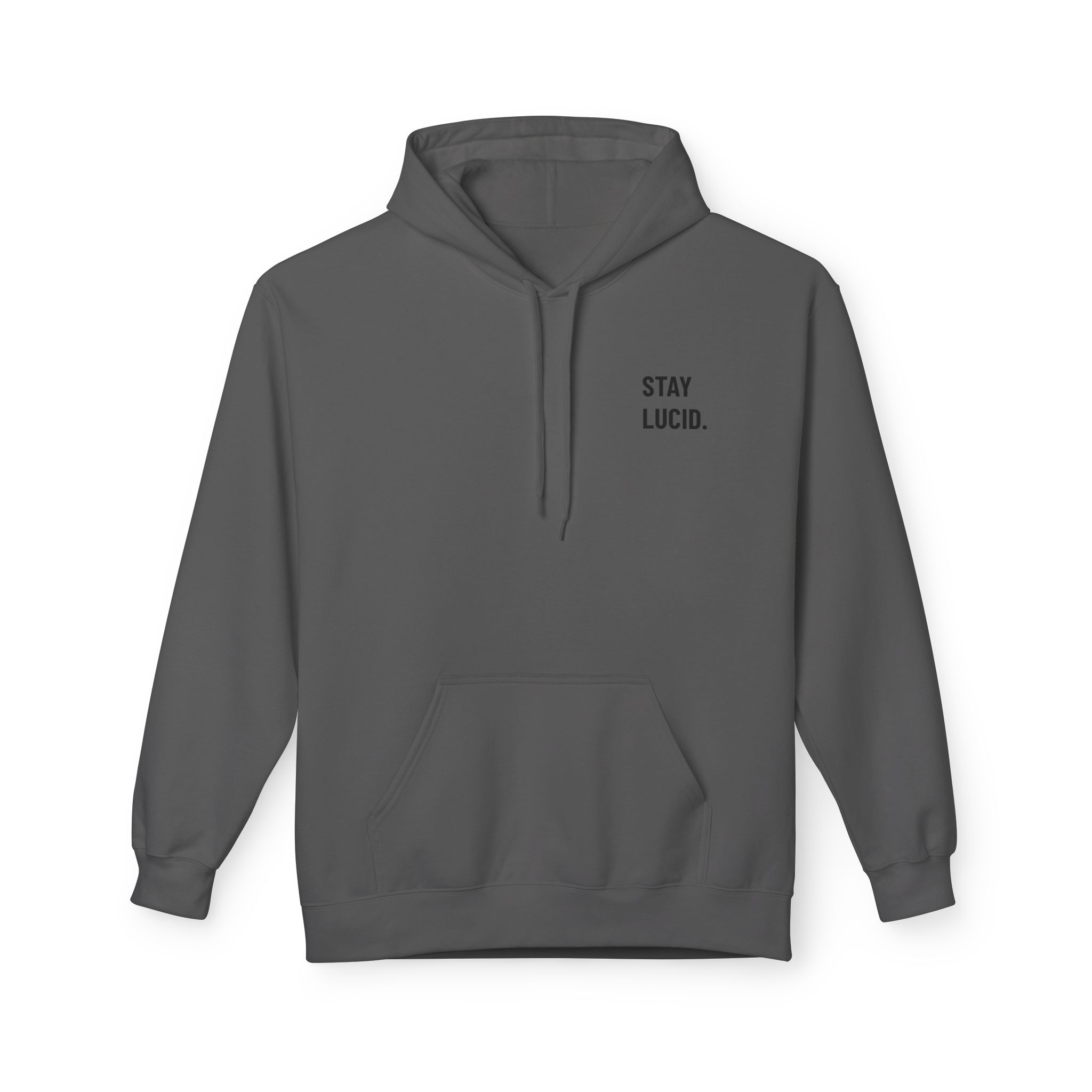 Stay Lucid Hoodie — Minimal Black Circle Graphic Pullover - Image 23