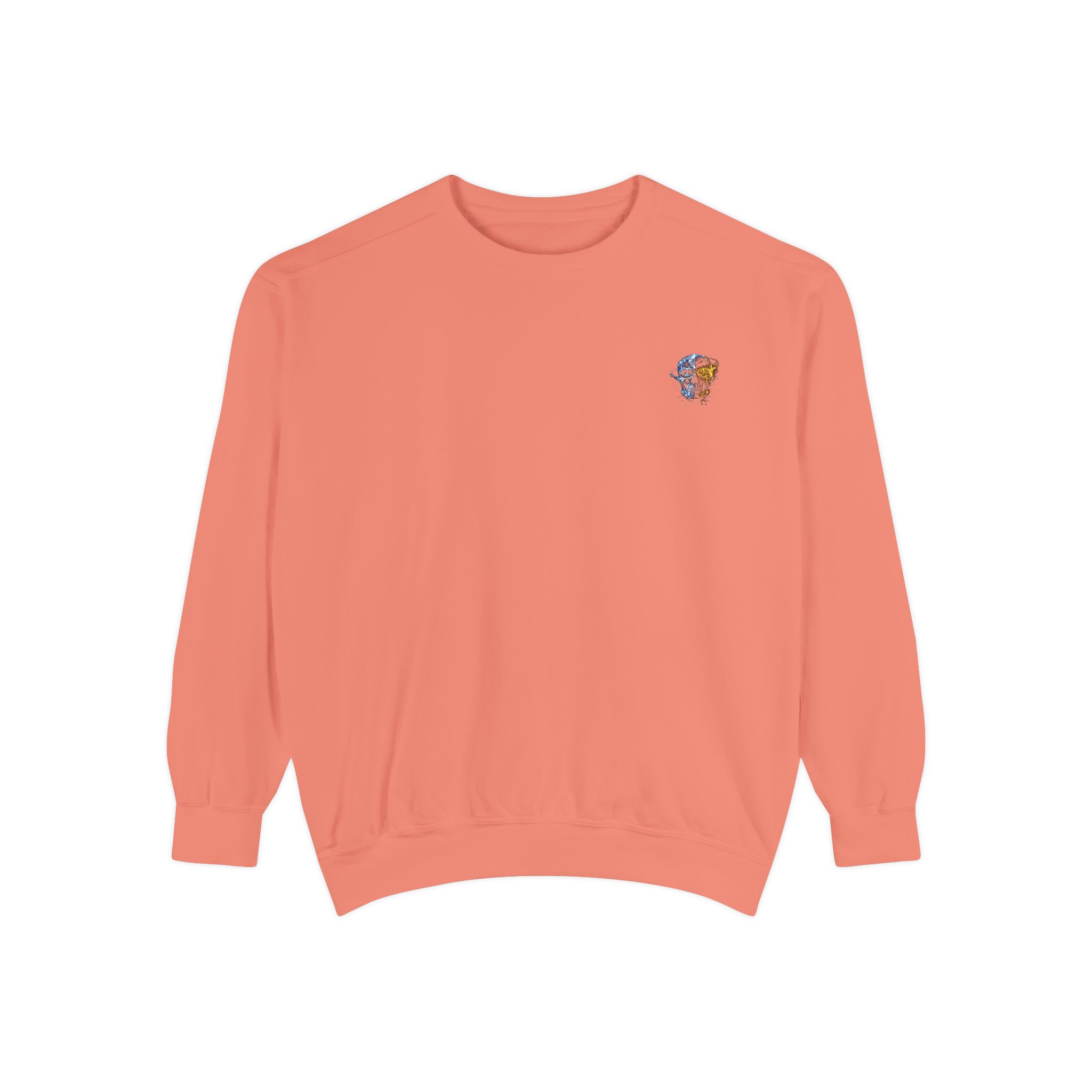 Minimalist Ice Cream Cone Sweatshirt – Cute Small Chest Graphic Cozy Crewneck - Image 4