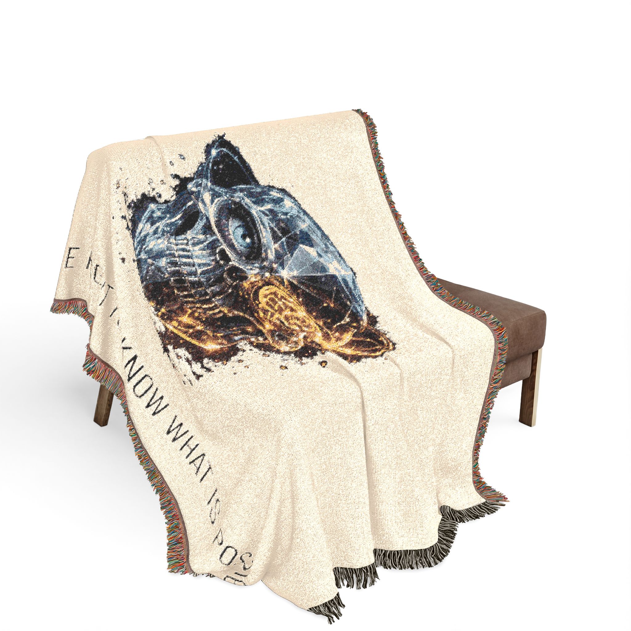 YHRK Woven Blanket — You Have The Right To Know What Is Possible. · LVL4 · Skull LVL4 - Image 10