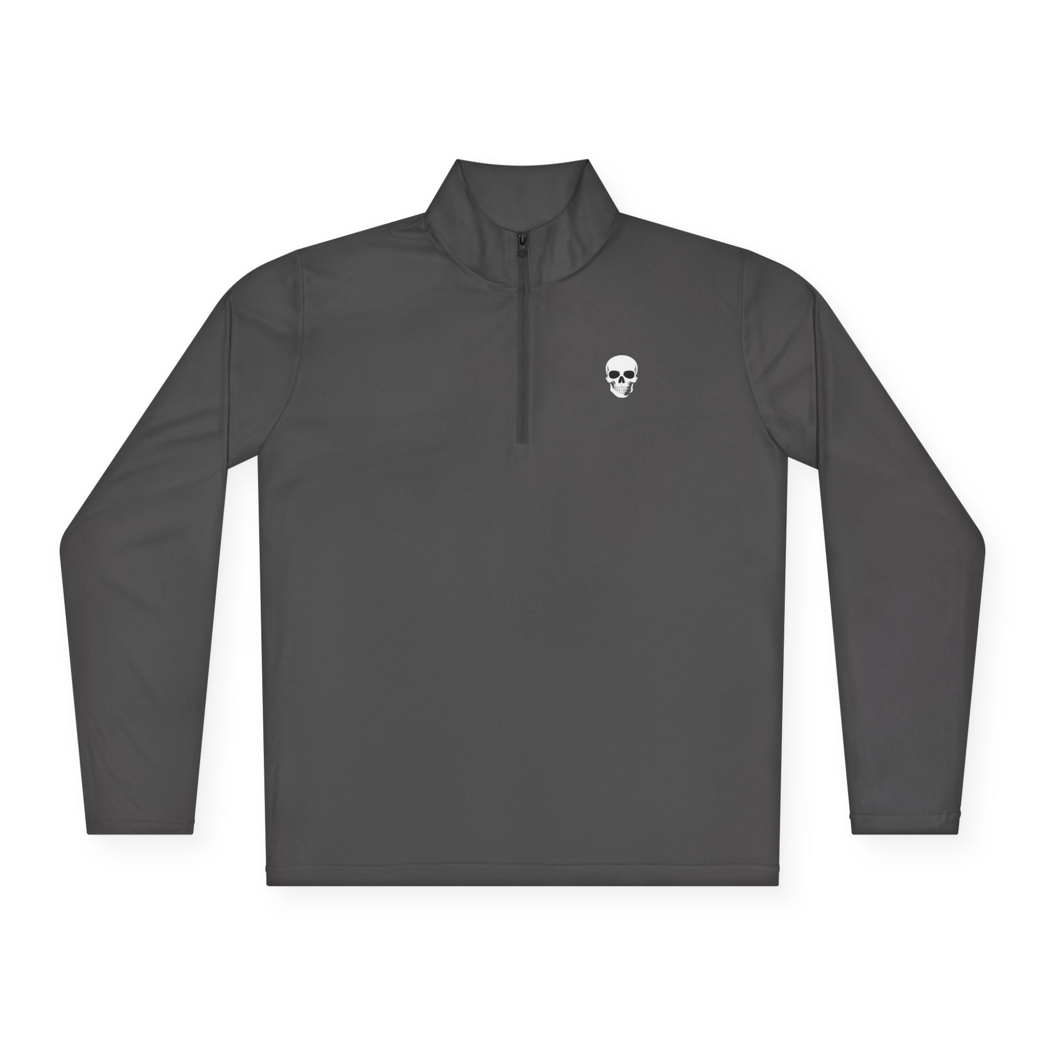 Quarter-Zip Pullover with Skull Logo - Image 4
