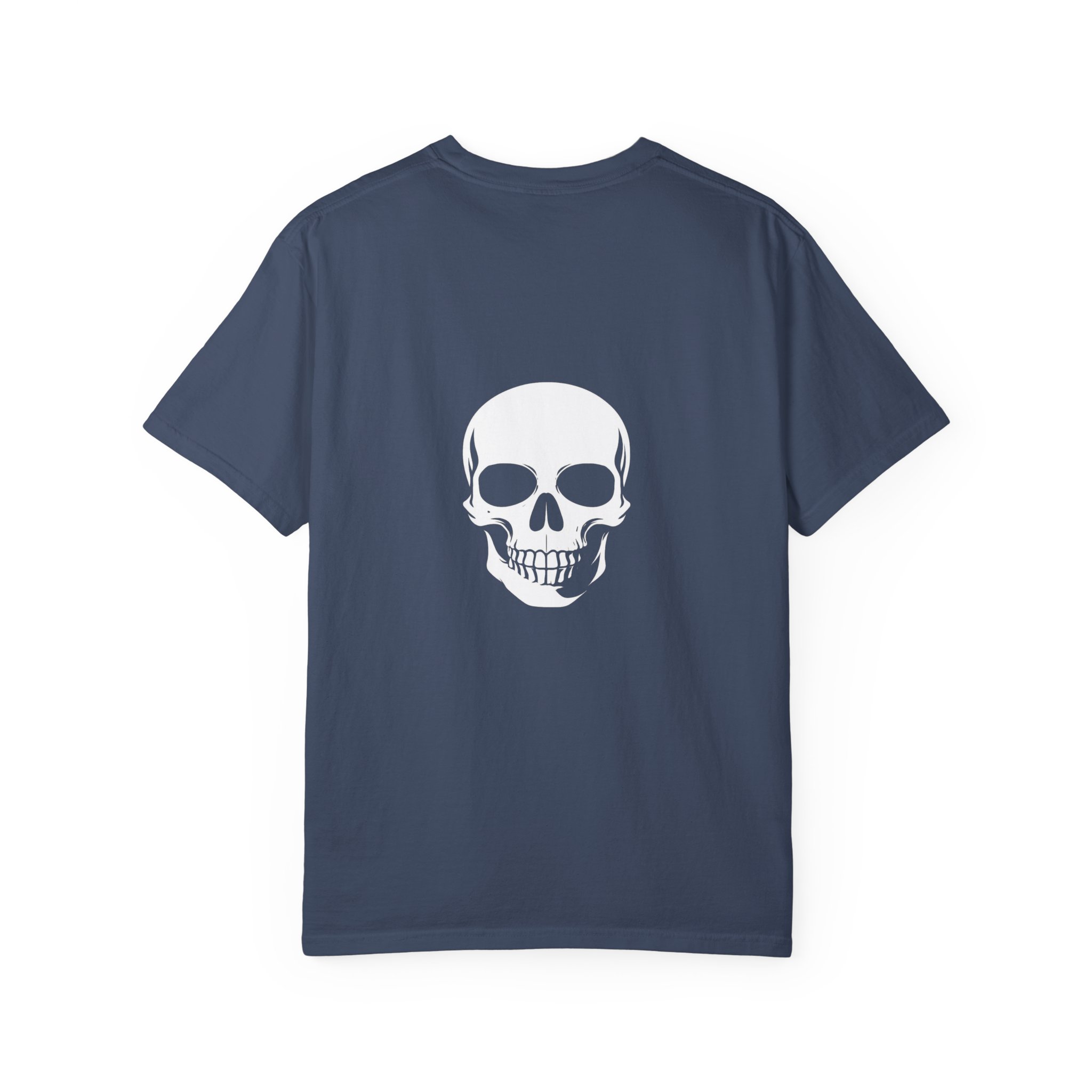 Skull Back Tee — 'Keep Going' Minimalist Garment-Dyed T-Shirt - Image 30