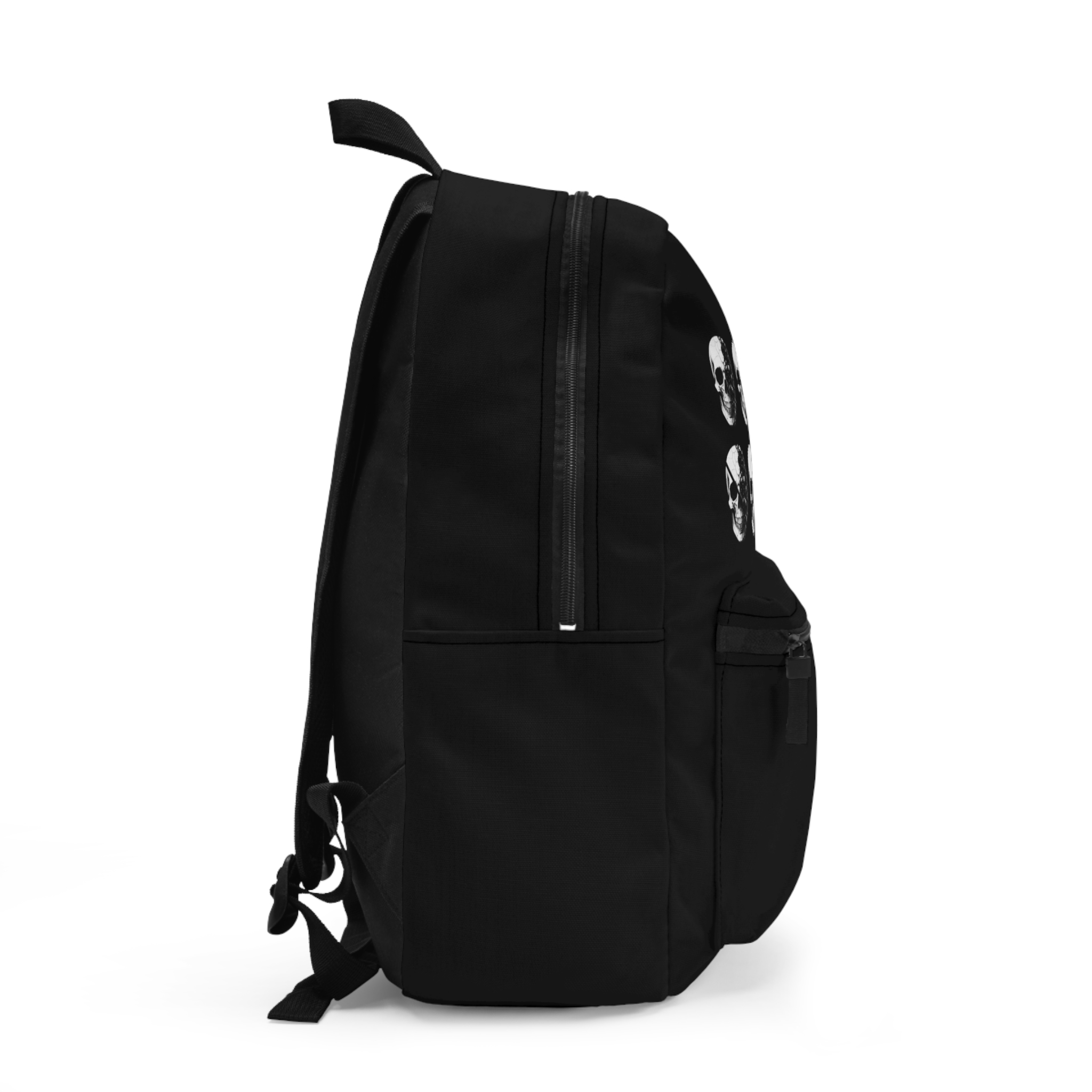 Skull Moon Phase Backpack — Gothic Mooncycle Daypack - Image 2