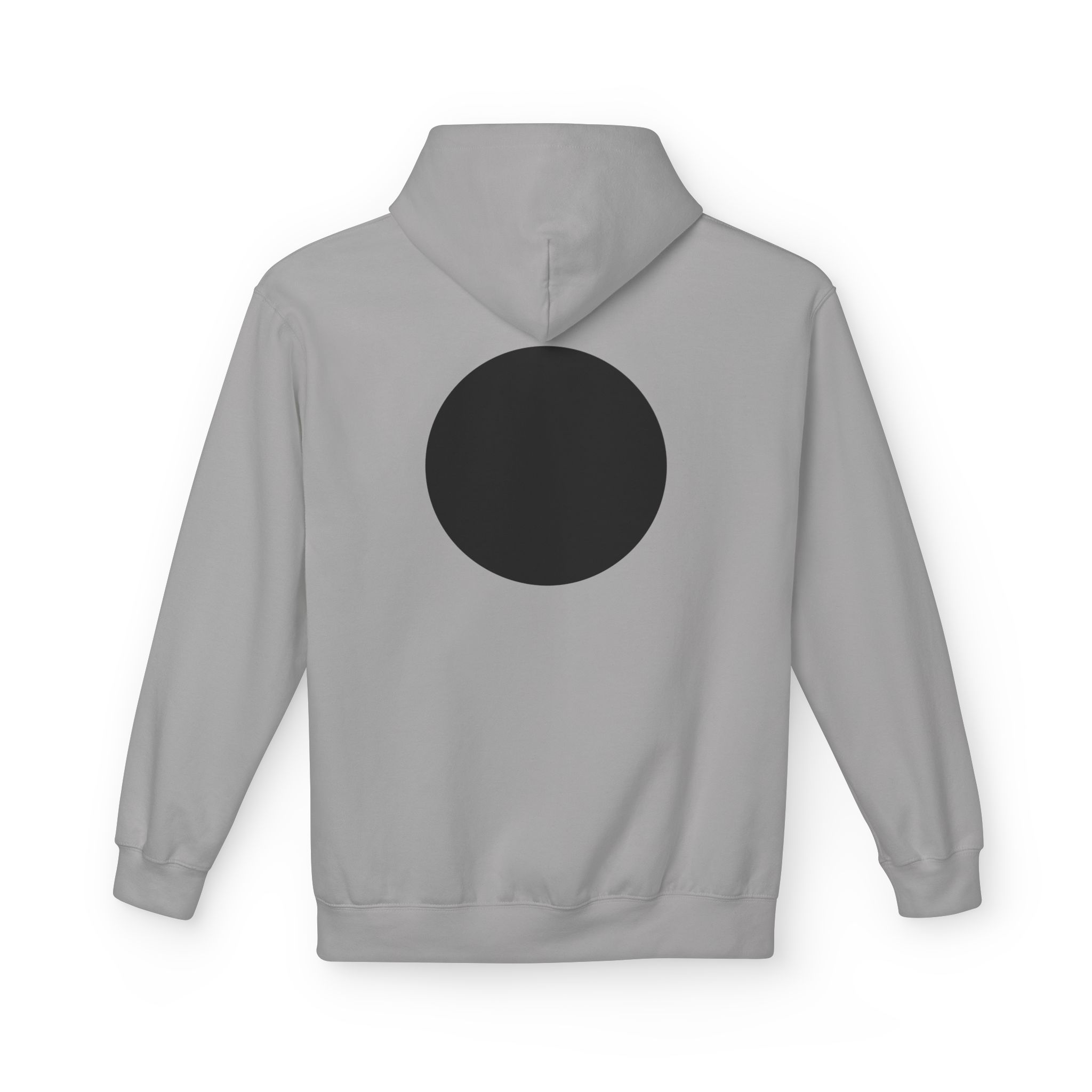 Stay Lucid Hoodie — Minimal Black Circle Graphic Pullover - Image 4