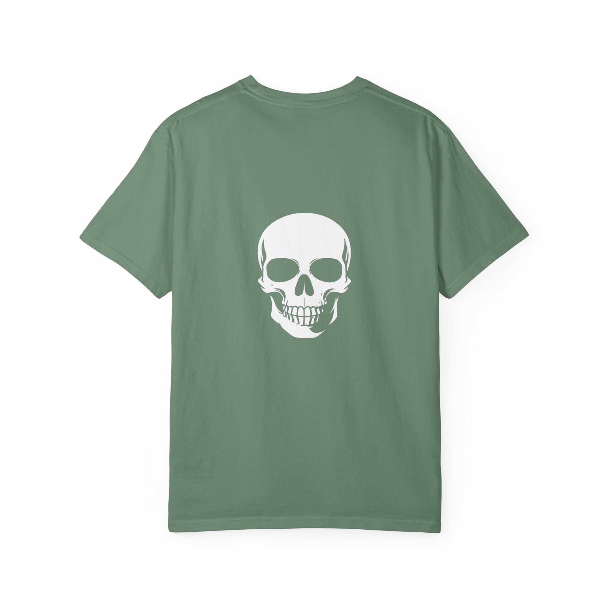 Skull Back Tee — 'Keep Going' Minimalist Garment-Dyed T-Shirt - Image 21