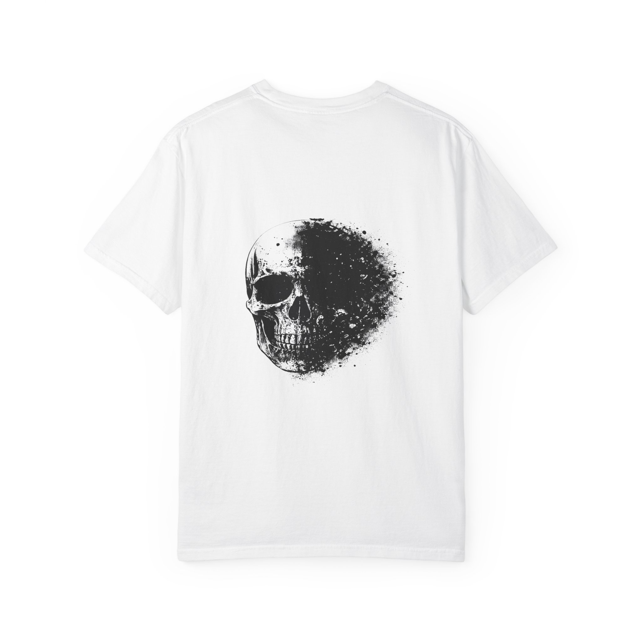 Skull Fade Tee — Grunge Disintegrating Skull Graphic T-Shirt - Image 3