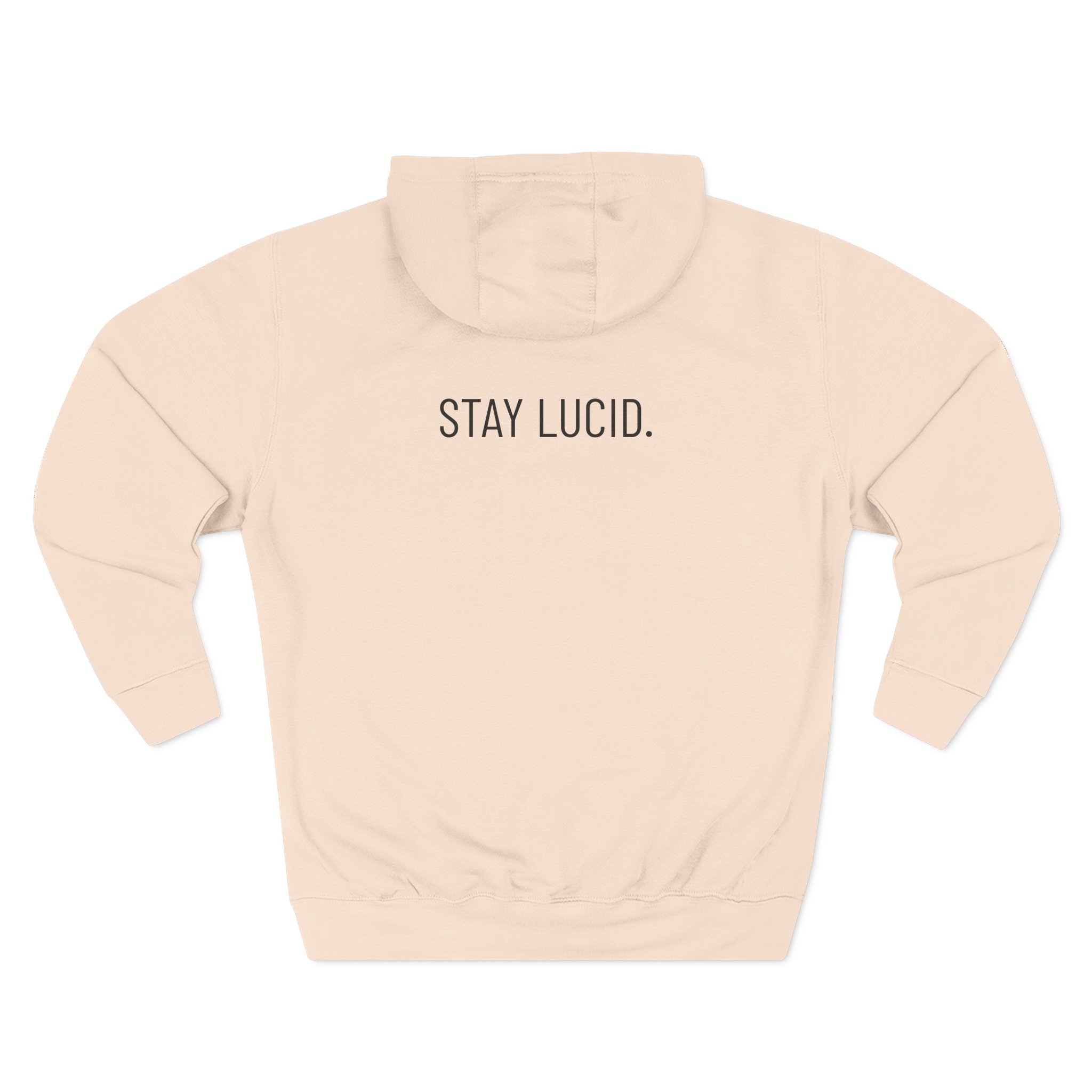 Stay Lucid Hoodie — Minimal Lunar Skull Graphic Pullover - Image 22