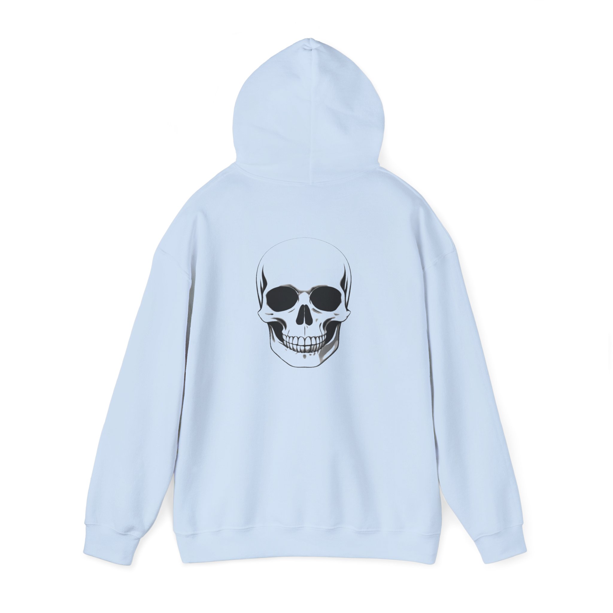 Skull Graphic Hoodie — Minimal Back Skull Design - Image 23