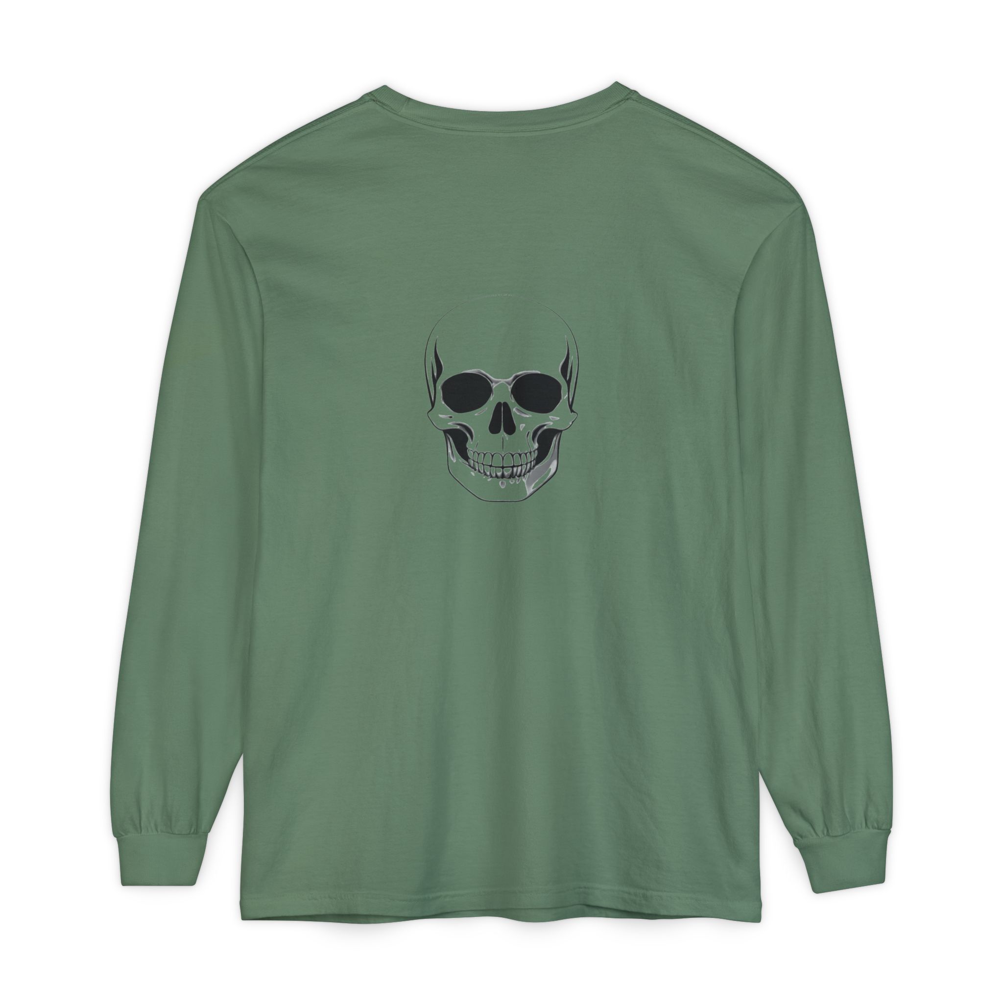 Keep Going Long Sleeve Tee — Minimal Skull Graphic - Image 11