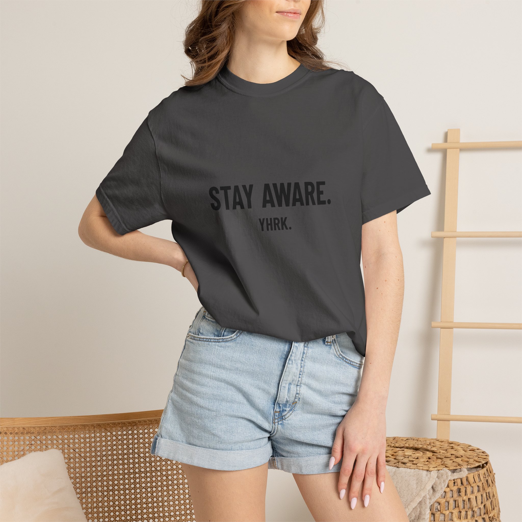 Stay Aware. Graphic T-Shirt — Minimalist Motivational Tee - Image 45
