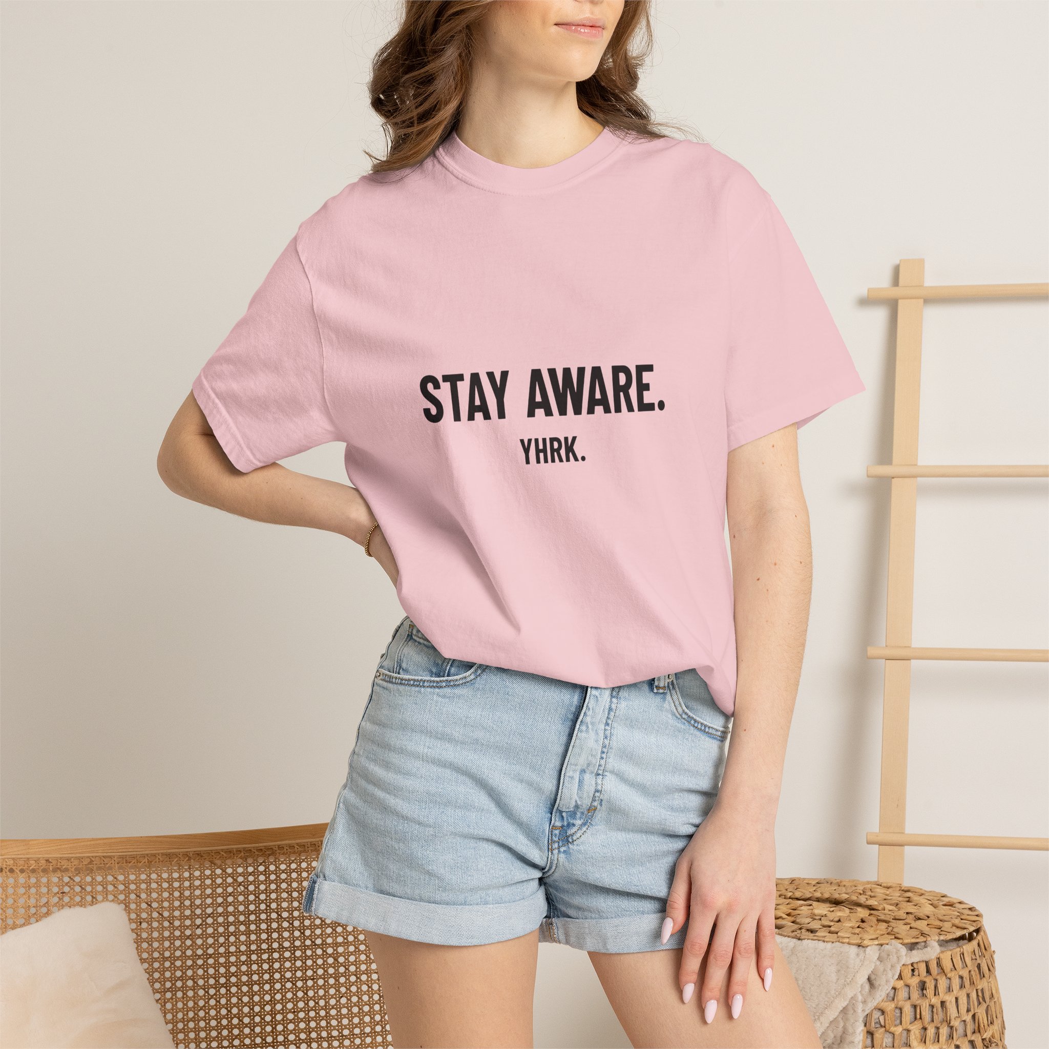 Stay Aware. Graphic T-Shirt — Minimalist Motivational Tee - Image 49