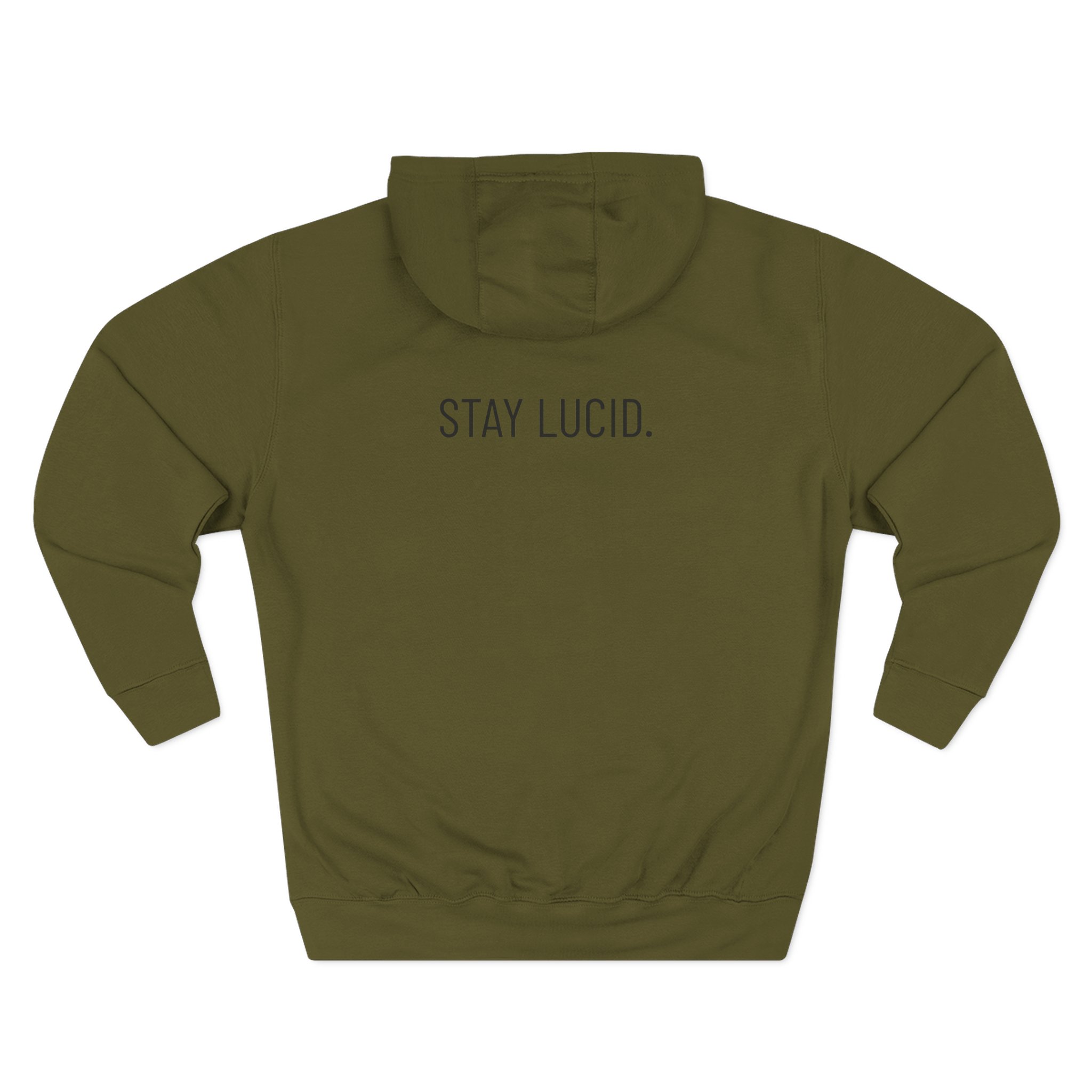 Stay Lucid Hoodie — Minimal Lunar Skull Graphic Pullover - Image 30