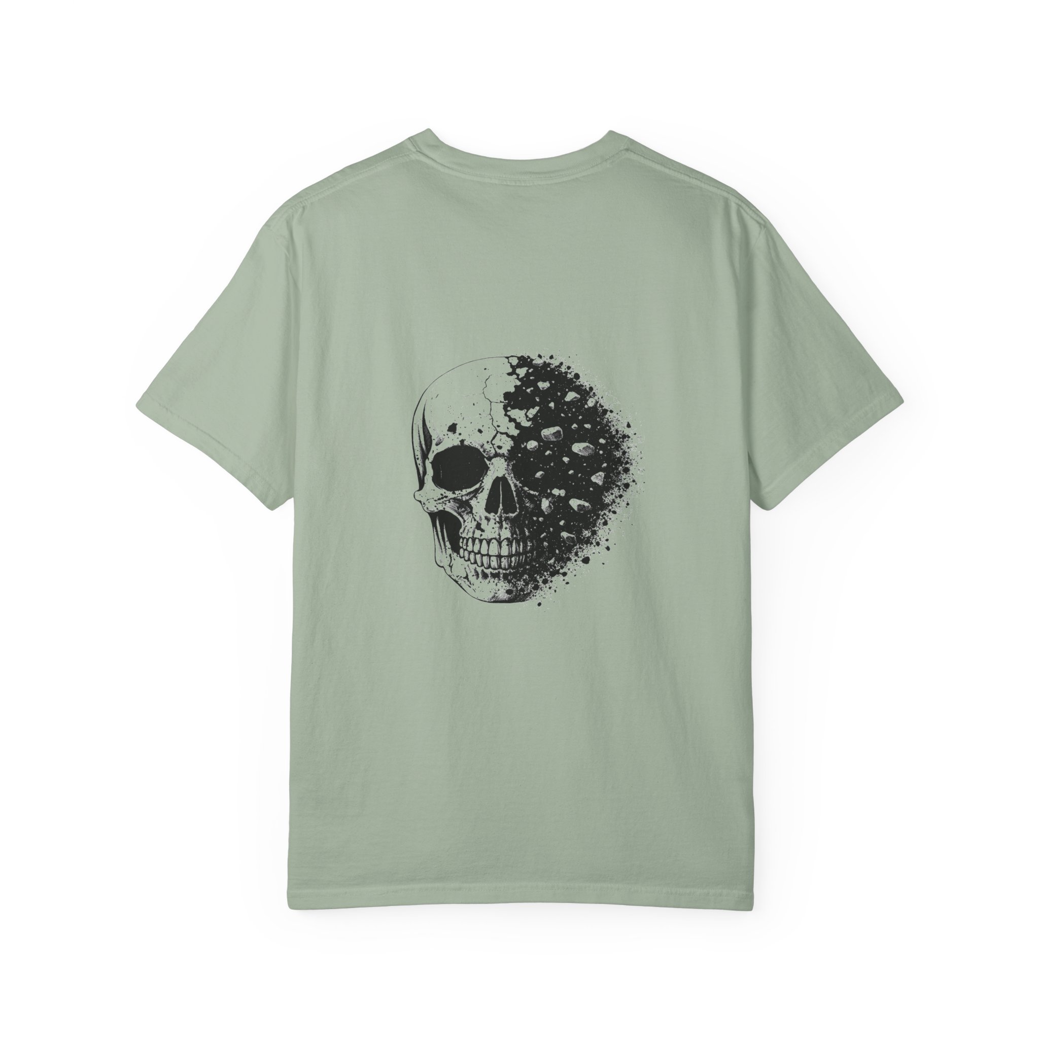 Skull Fade Graphic T-Shirt — 'I'M YOURS' Minimal Front, Distressed Back Art - Image 12