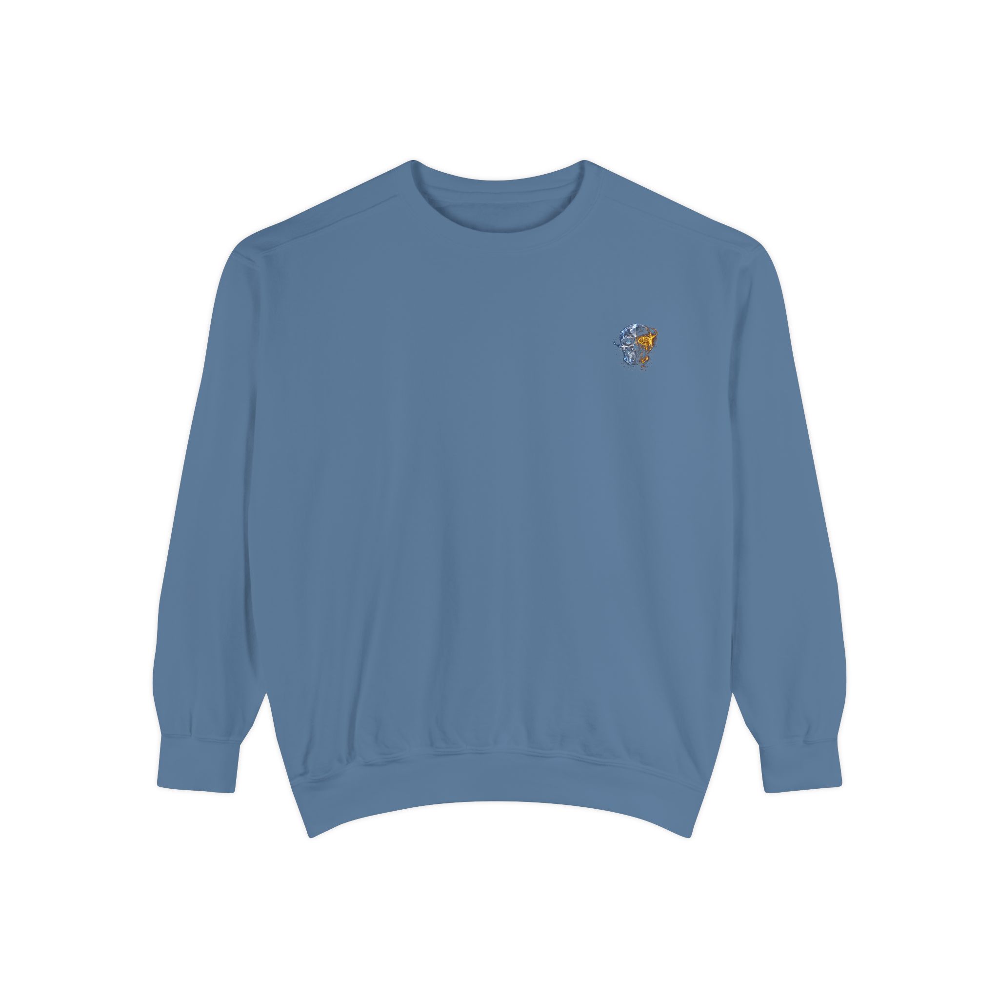 Minimalist Ice Cream Cone Sweatshirt – Cute Small Chest Graphic Cozy Crewneck - Image 26