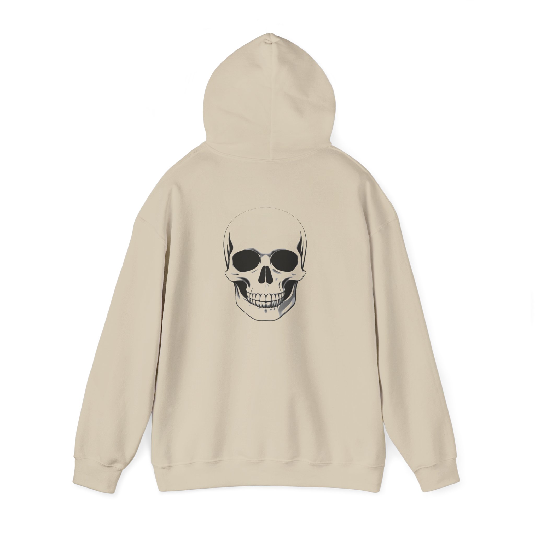 Skull Graphic Hoodie — Minimal Back Skull Design - Image 15
