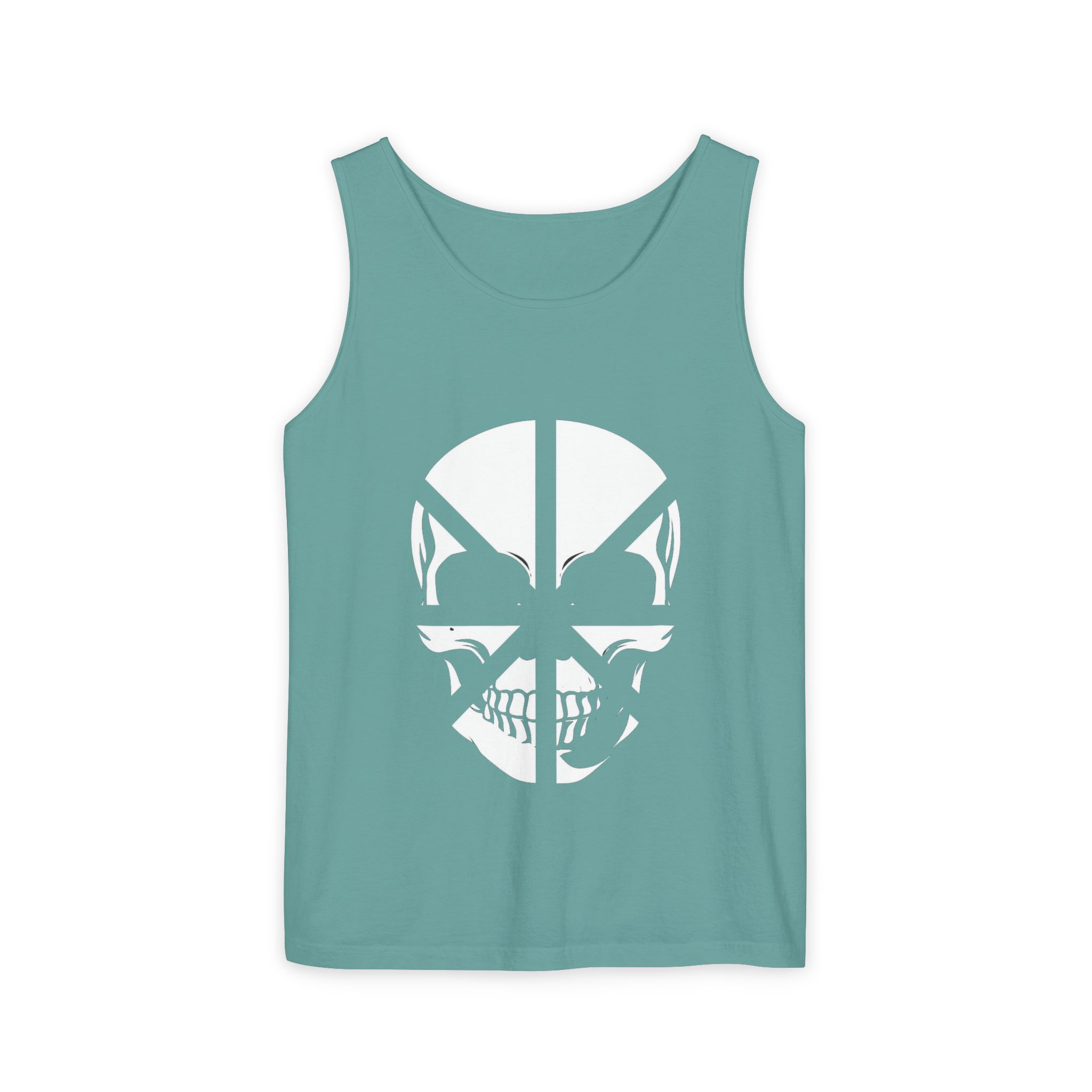 Alien Skull Tank Top — Subtle Sci‑Fi Skull Graphic Sleeveless Tee - Image 26