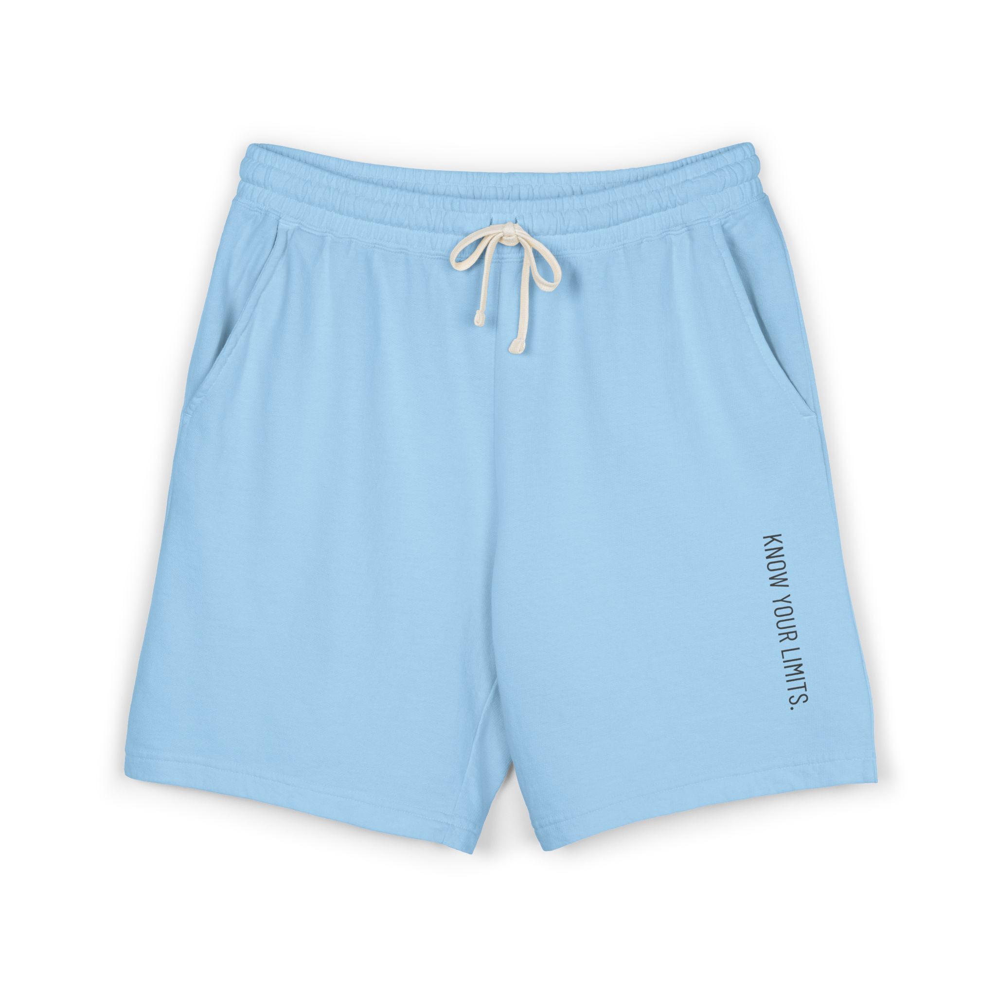Lightweight Fleece Sweat Shorts — "Know Your Limits" Casual Lounge Shorts - Image 8