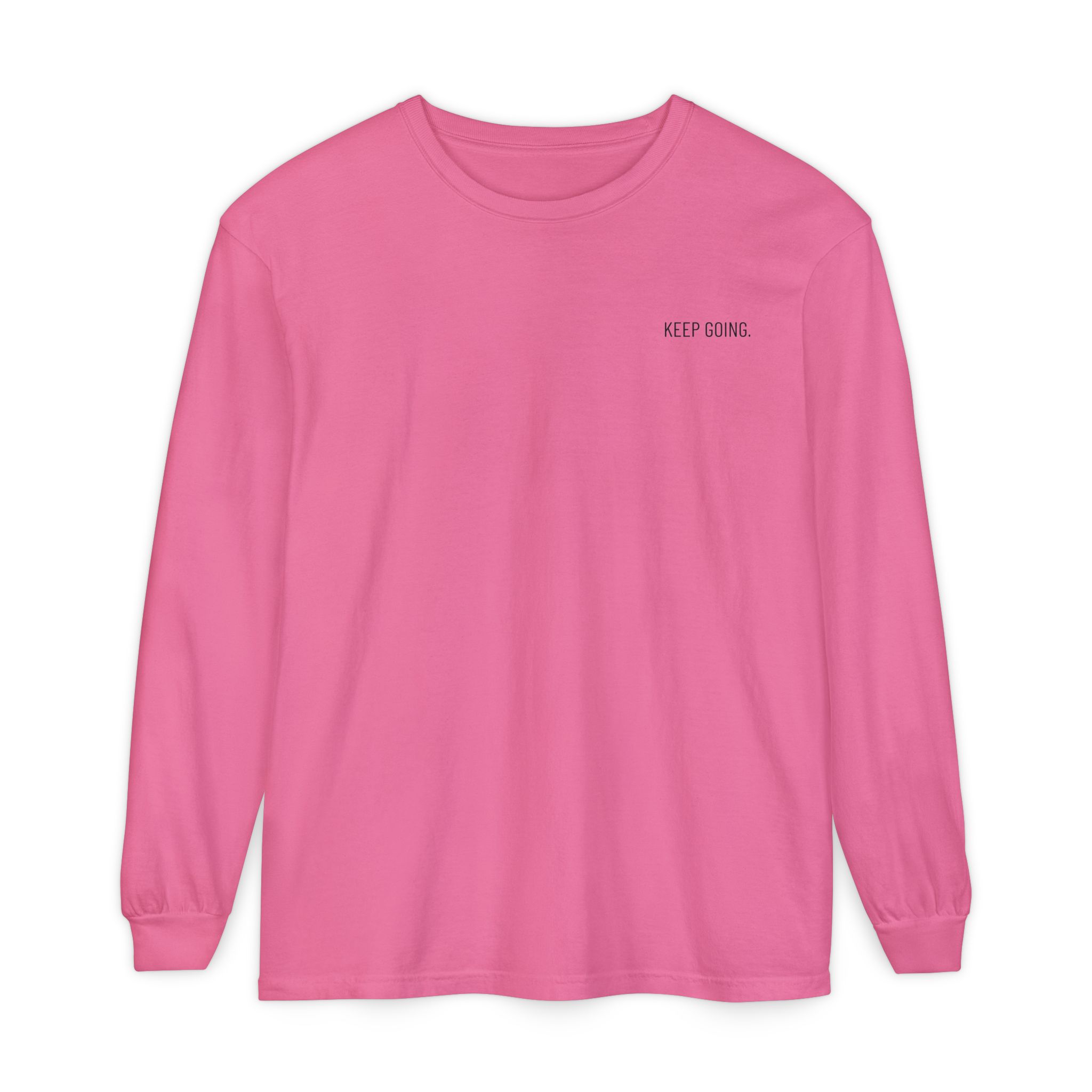 Keep Going Long Sleeve Tee — Minimal Skull Graphic - Image 16