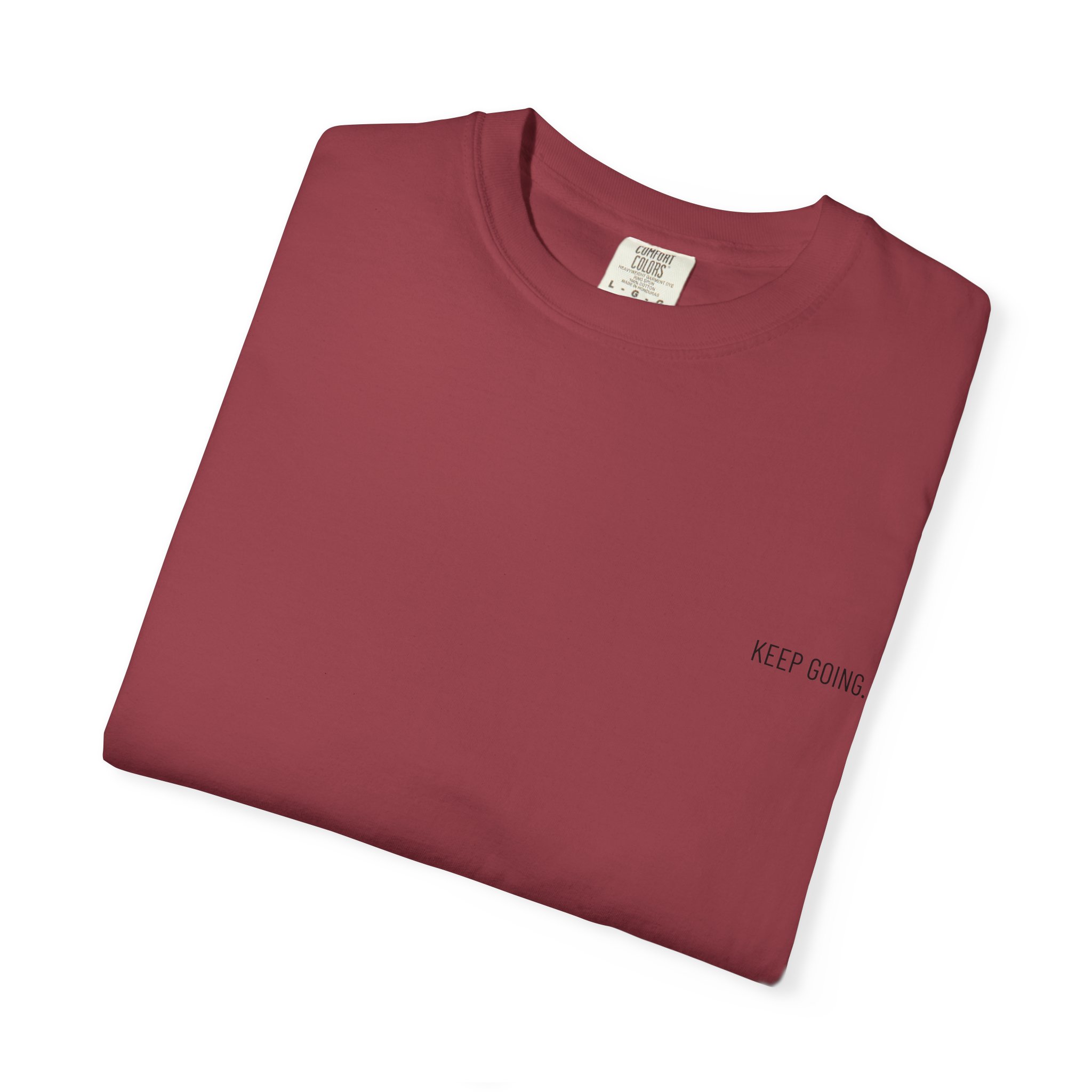 Peace Moon T-Shirt — Minimal 'Keep Going' Graphic Tee with Repeating Peace Moon Back Print - Image 43