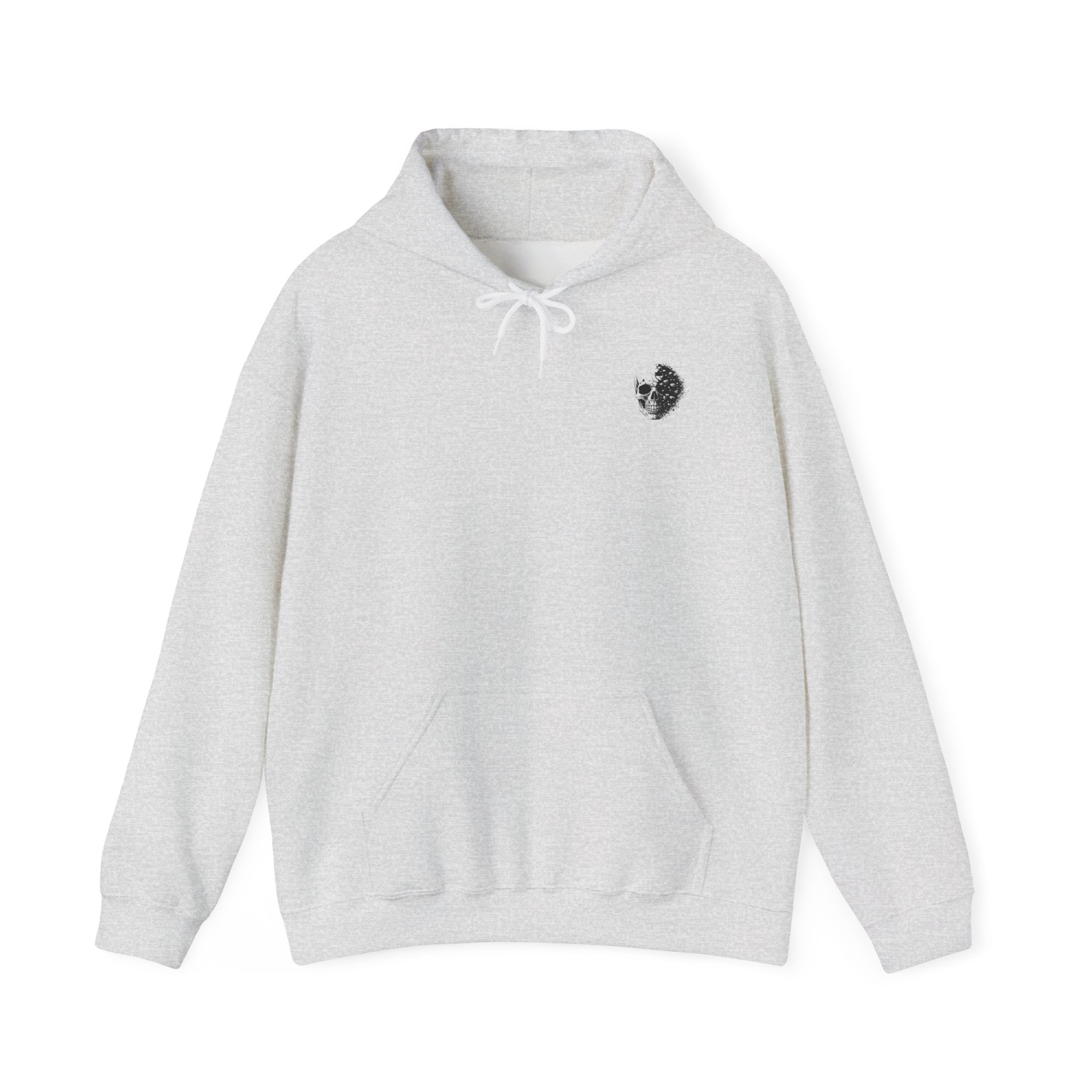 Minimal Crescent Moon Patch Hoodie — Small Embroidered Moon Graphic - Image 6