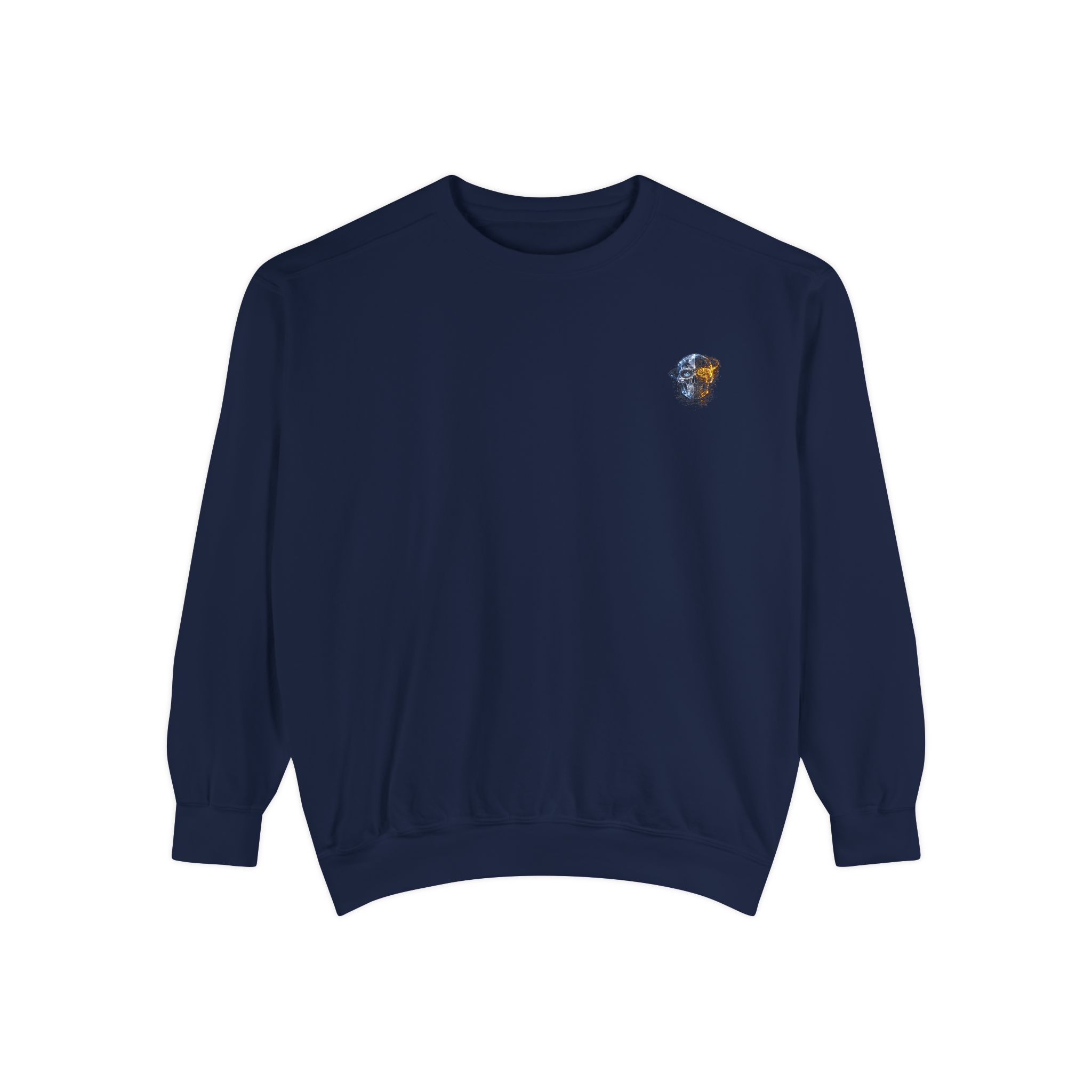 Minimalist Ice Cream Cone Sweatshirt – Cute Small Chest Graphic Cozy Crewneck - Image 30