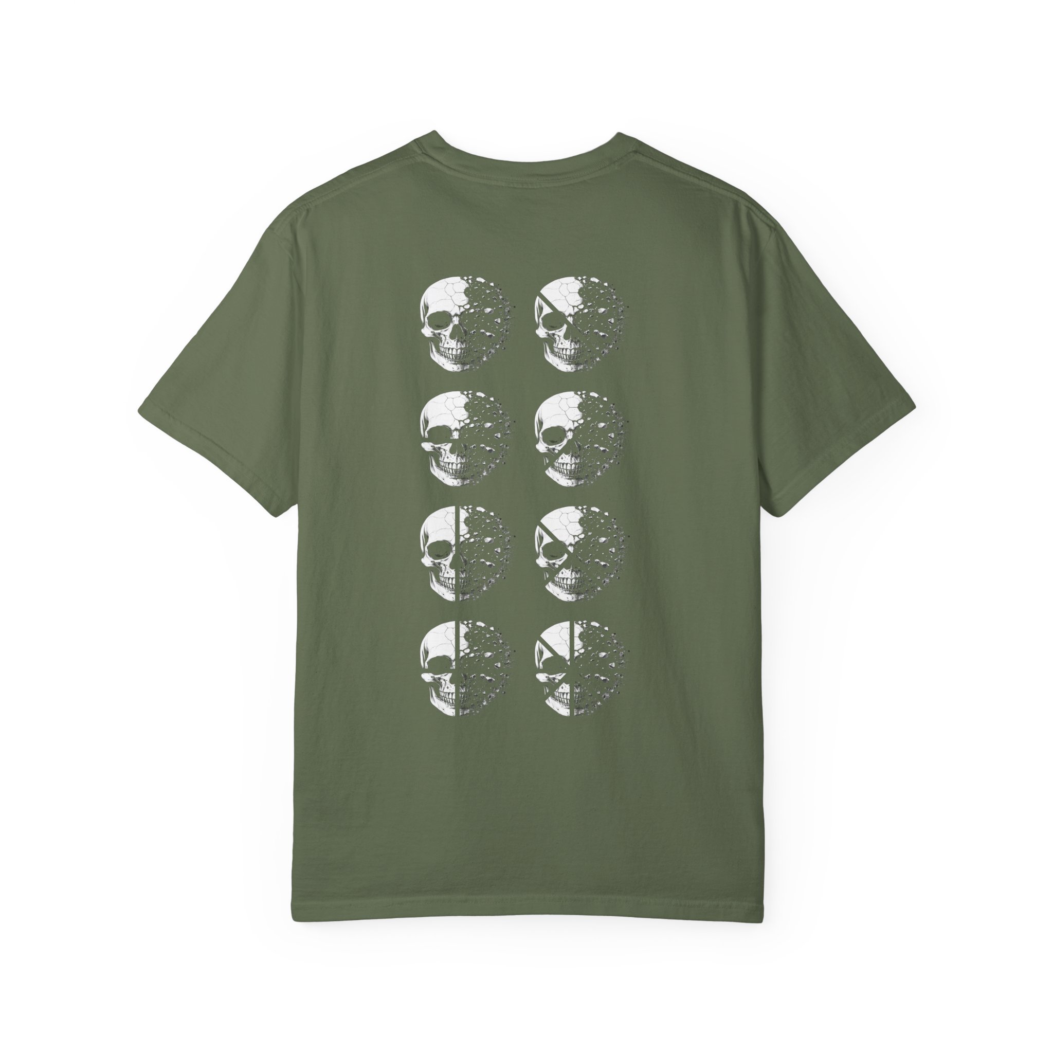 Peace Moon T-Shirt — Minimal 'Keep Going' Graphic Tee with Repeating Peace Moon Back Print - Image 33