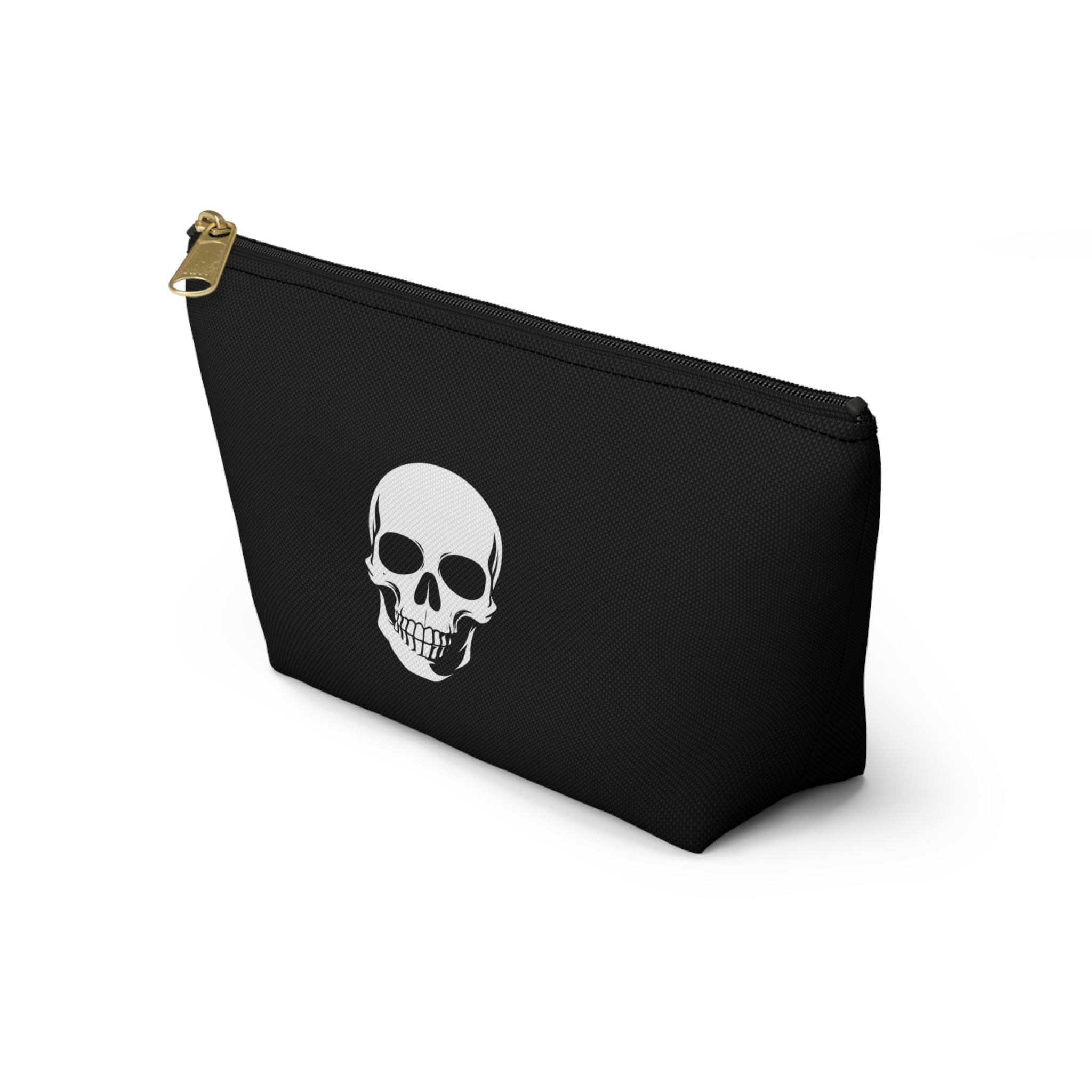 Skull Cosmetic Pouch — Black - Image 4