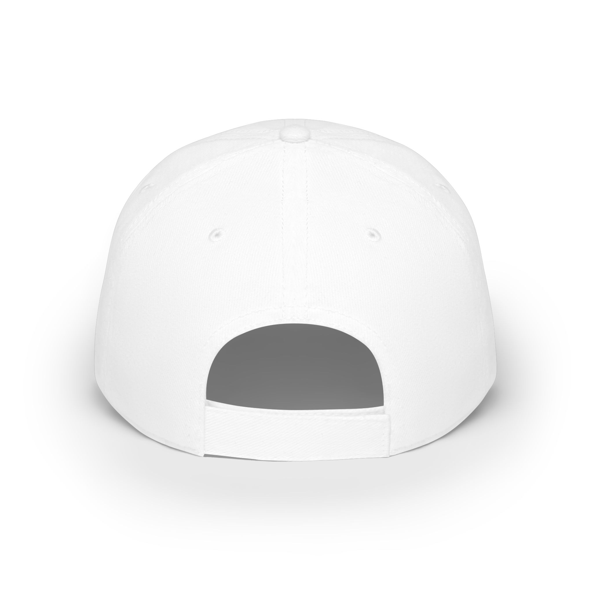Skull Fade Low Profile Baseball Cap — Minimal Gothic Moon Skull Design - Image 3