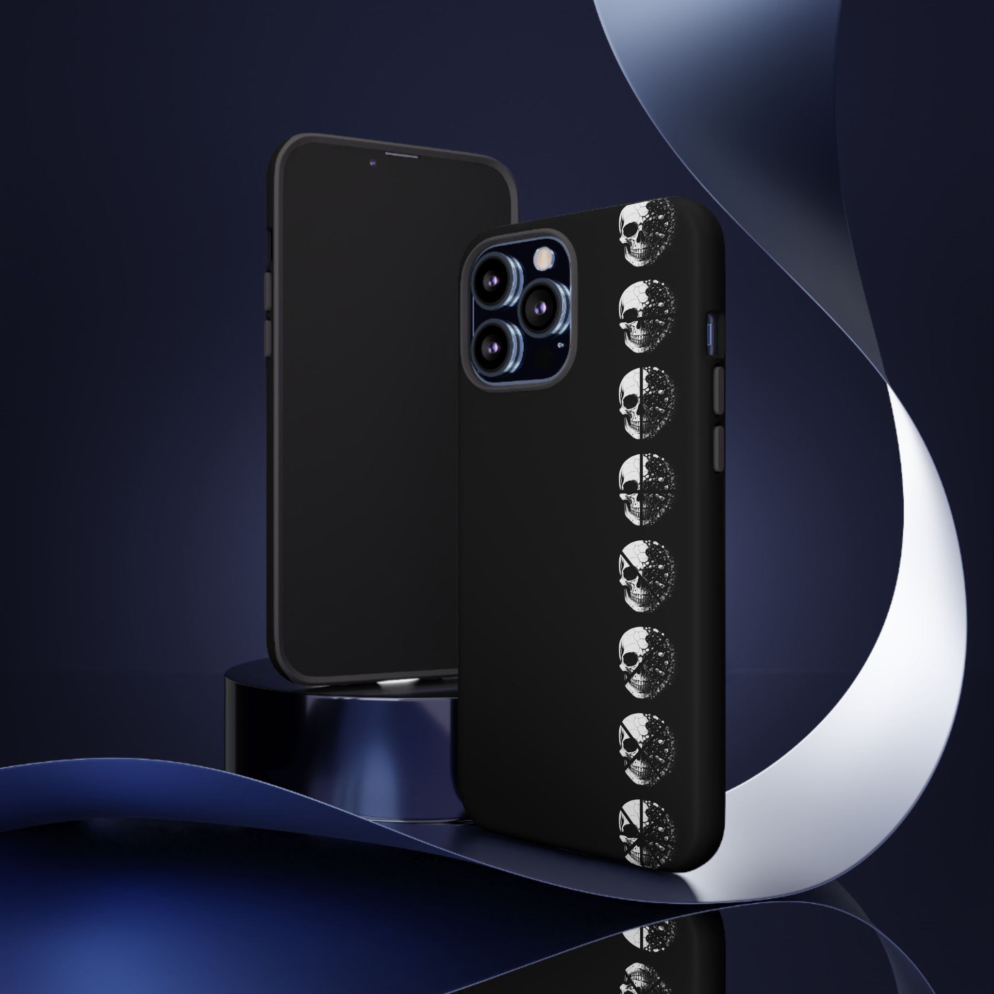 Skull Strip Tough Phone Case - Image 43