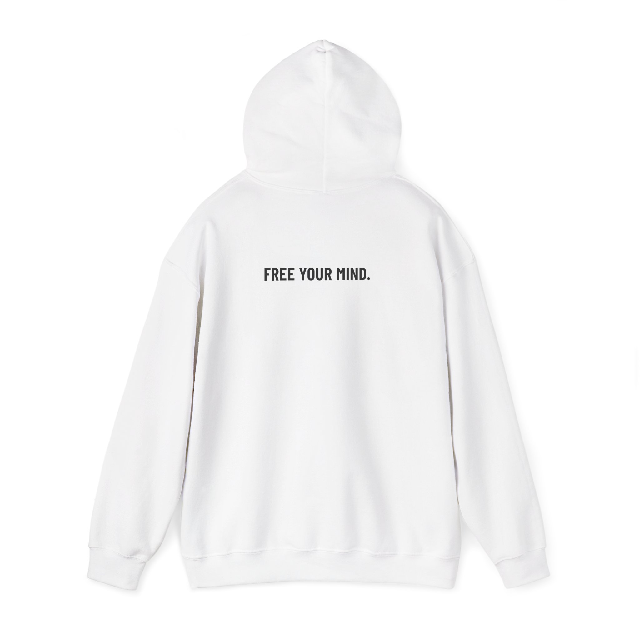 Moon Phase Hoodie — "Free Your Mind" Minimalist Astral Sweatshirt - Image 4