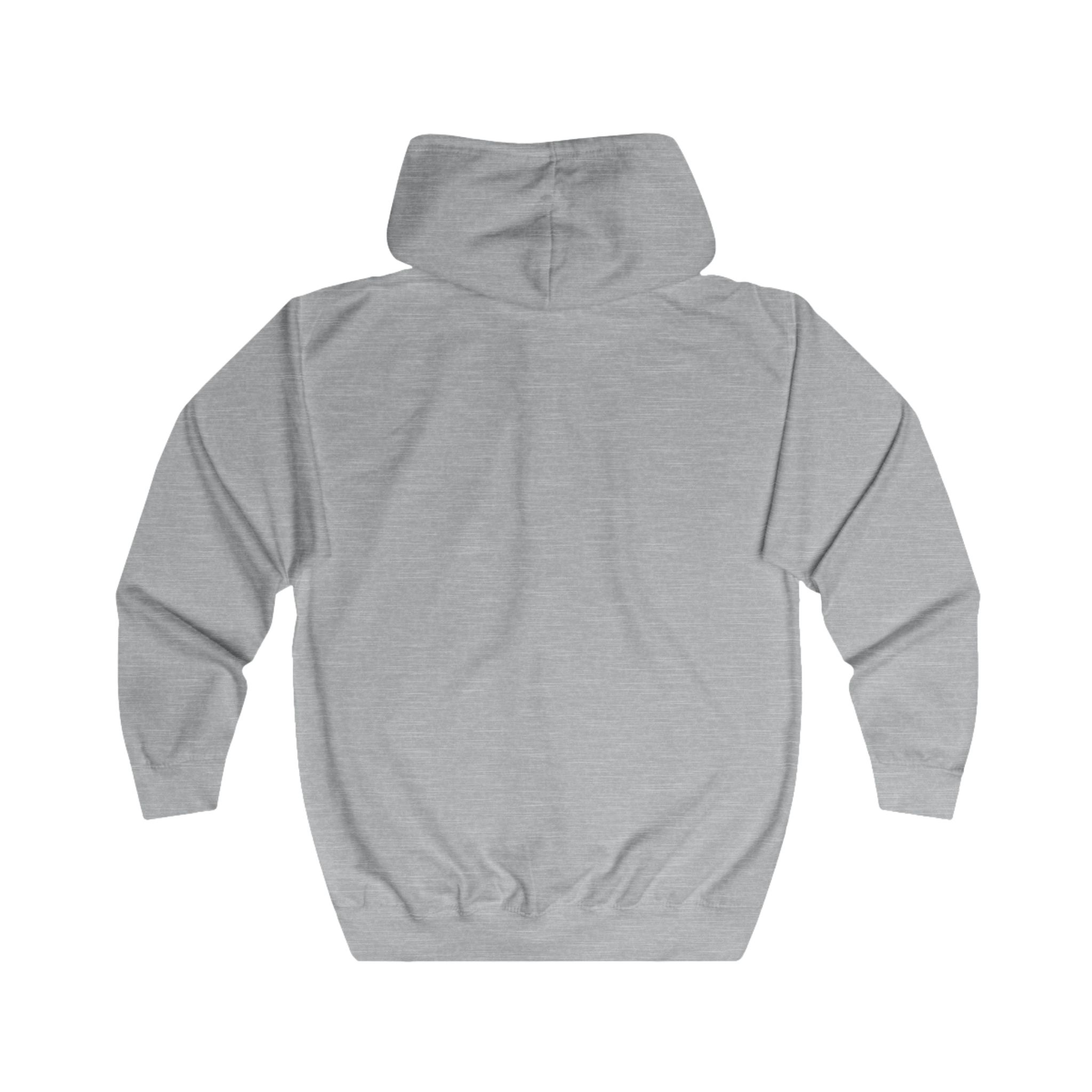 Crescent Moon Skull Zip Hoodie - Image 5