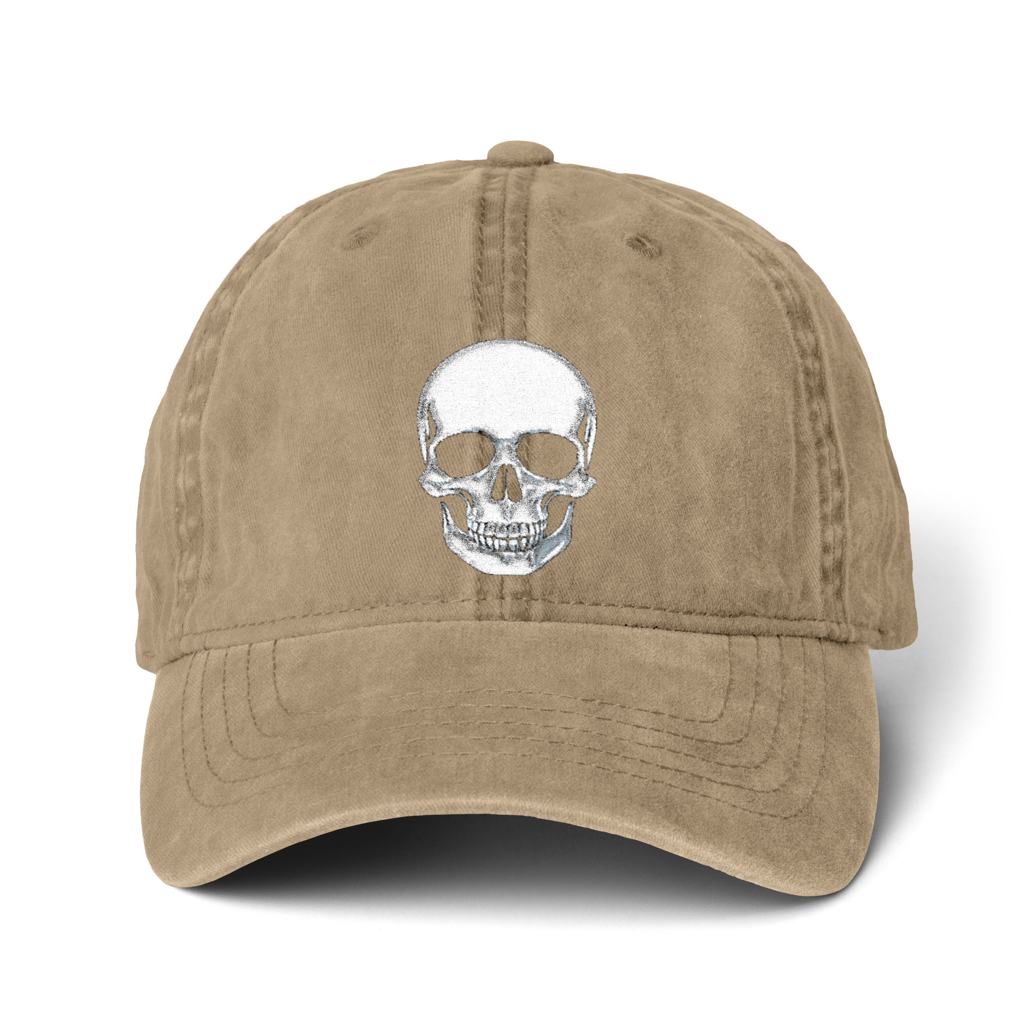 Women's Pigment-Dyed Cap with Fashion Undervisor (Embroidery) - Image 8