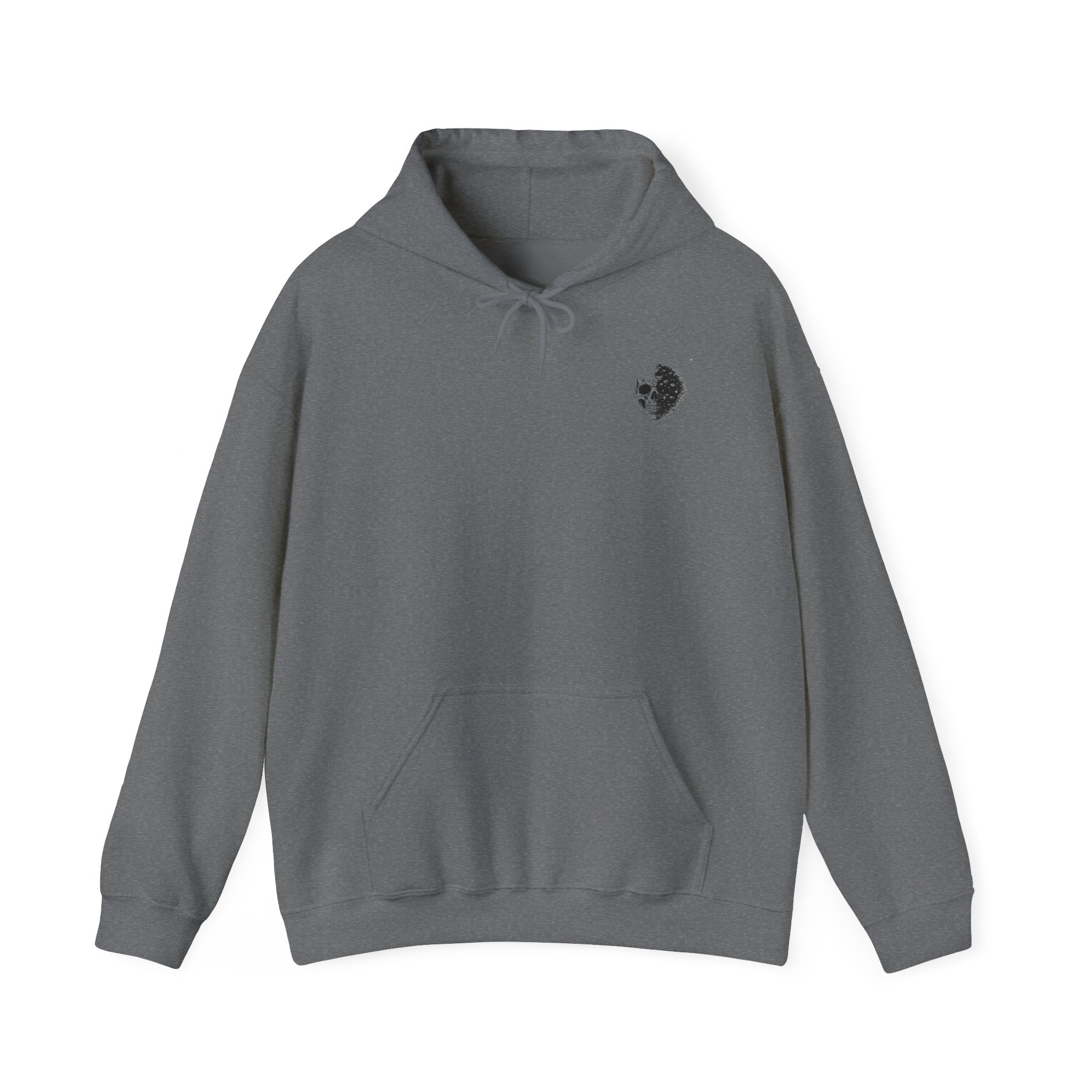 Minimal Crescent Moon Patch Hoodie — Small Embroidered Moon Graphic - Image 26