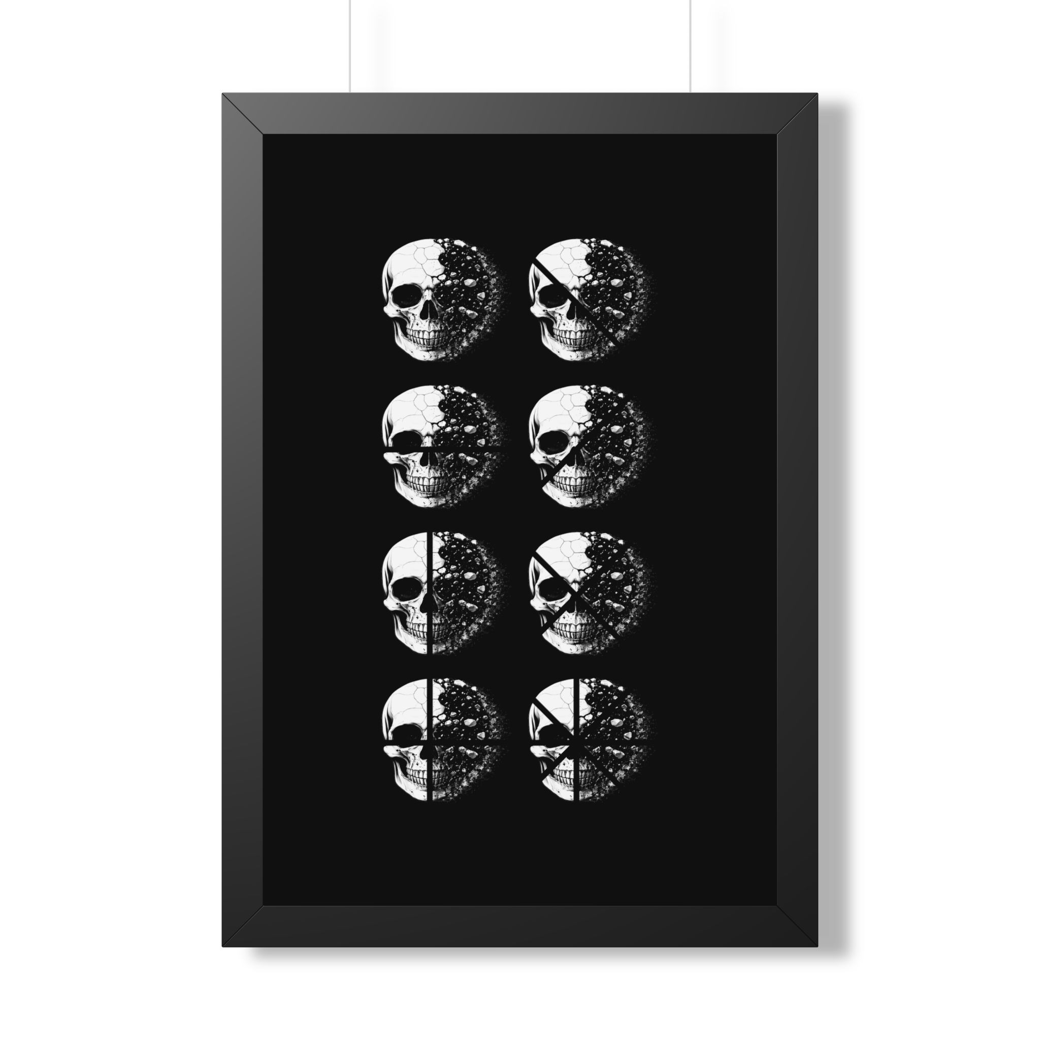 Skull Phases Framed Poster - Image 8