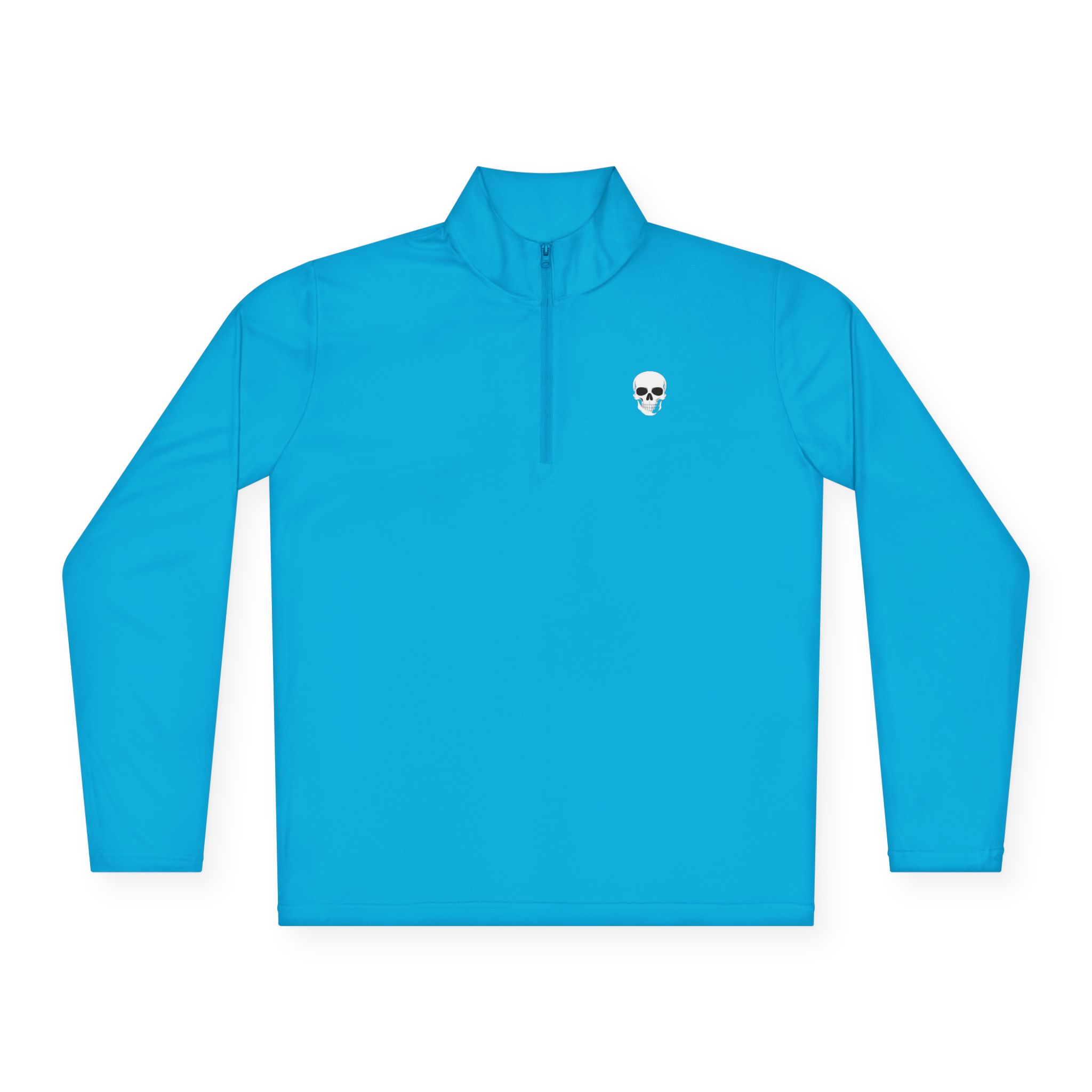 Quarter-Zip Pullover with Skull Logo - Image 8