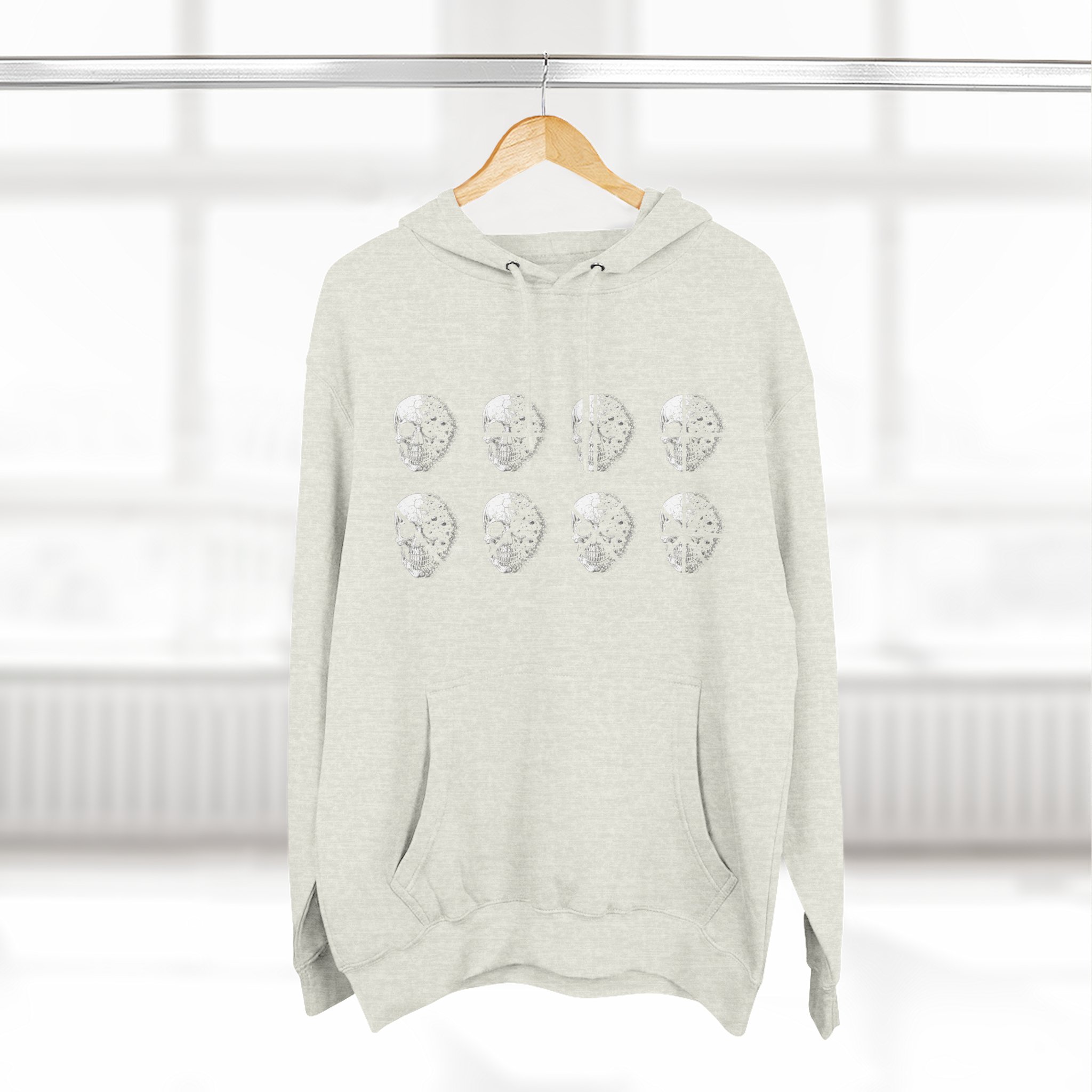 Stay Lucid Hoodie — Minimal Lunar Skull Graphic Pullover - Image 28