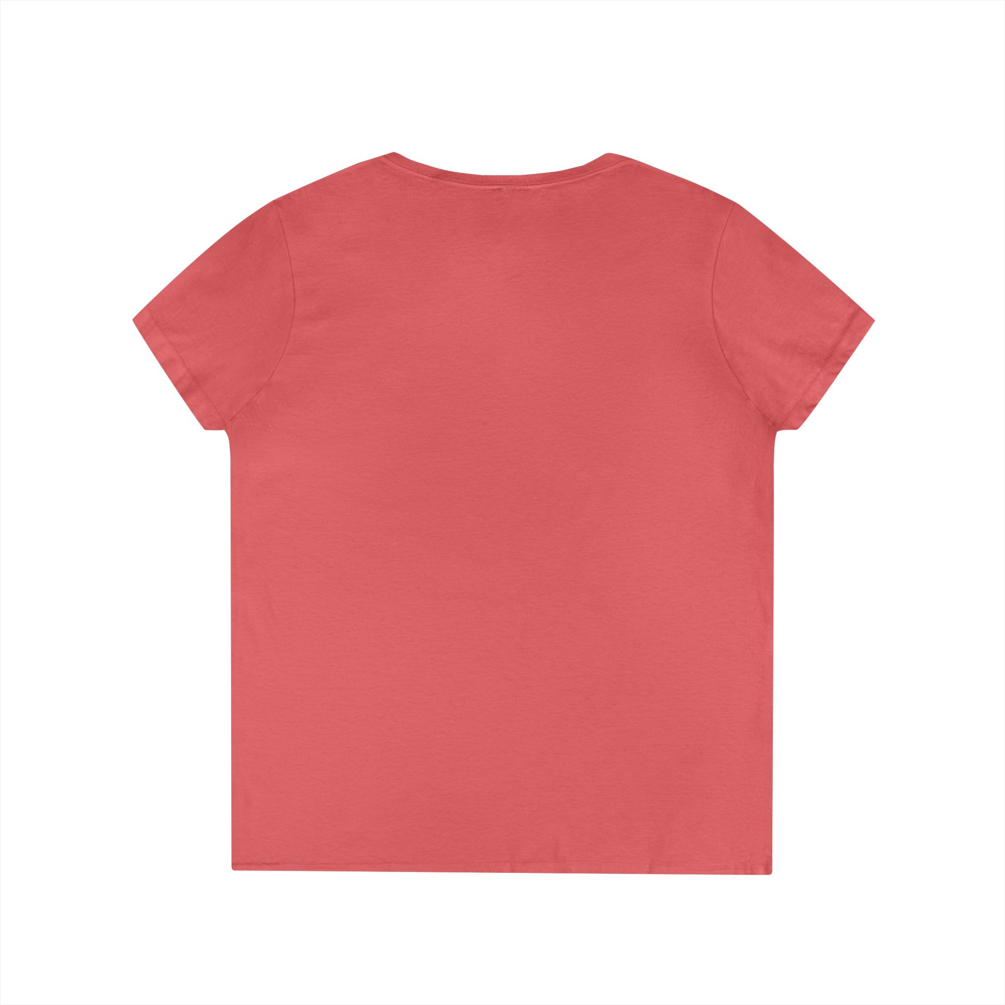 Mini Floral Skull V-Neck Tee — Women's Casual Graphic T-Shirt - Image 6