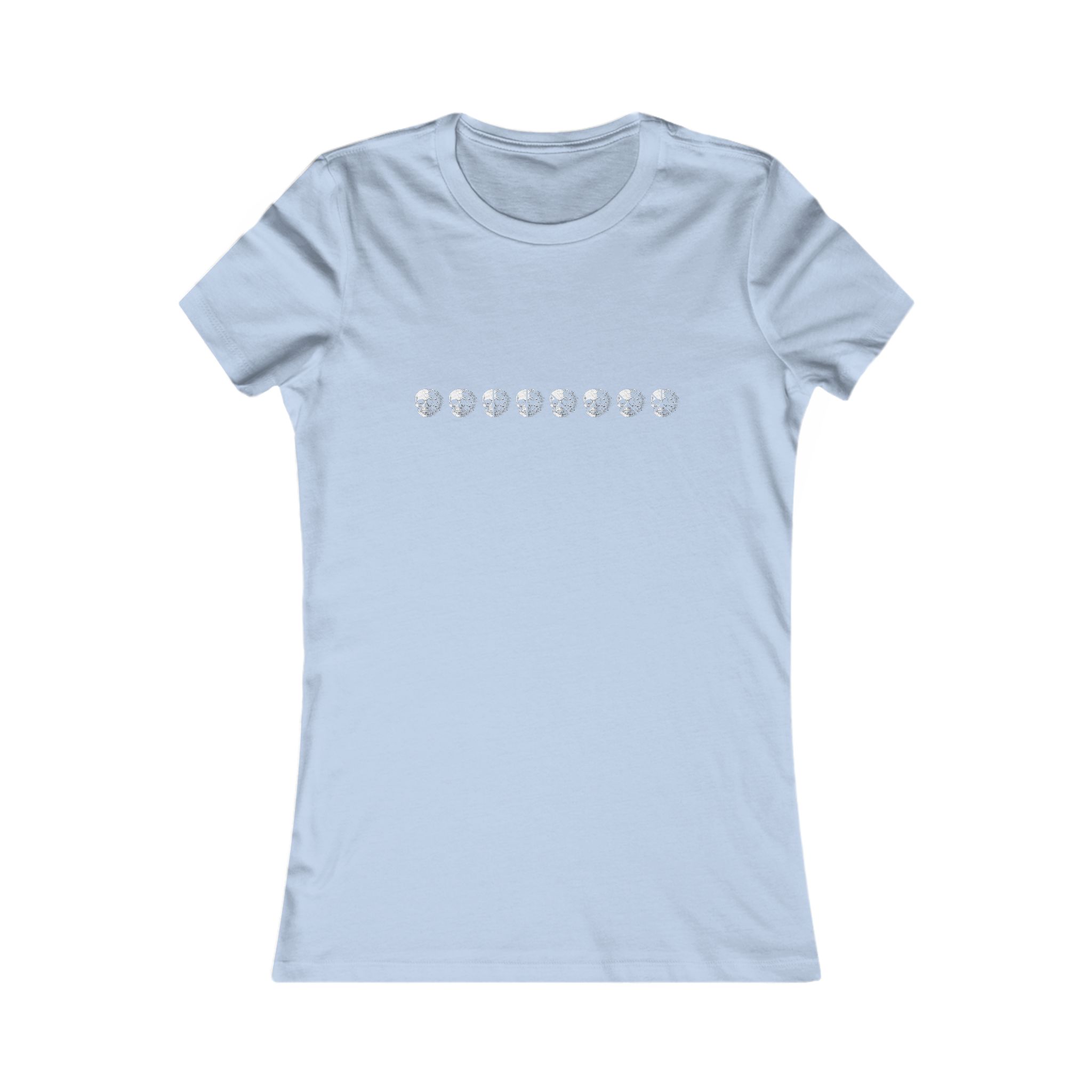 Women's Tee — Minimal Daisy Row Floral Graphic - Image 32