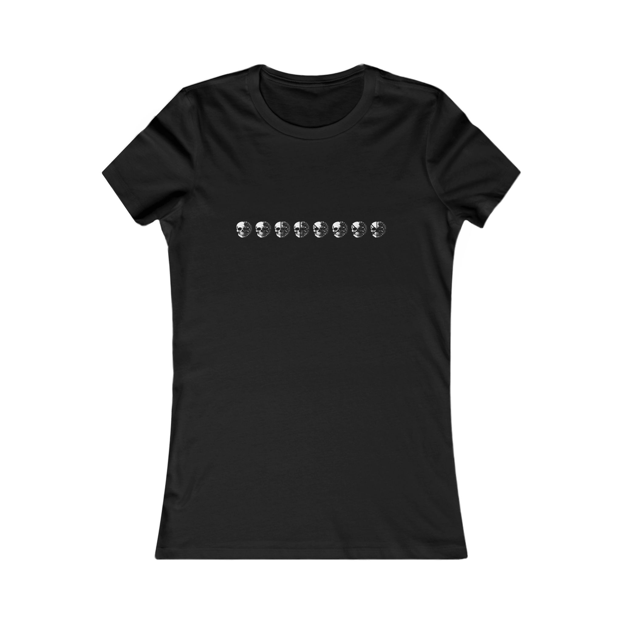 Women's Tee — Minimal Daisy Row Floral Graphic - Image 8